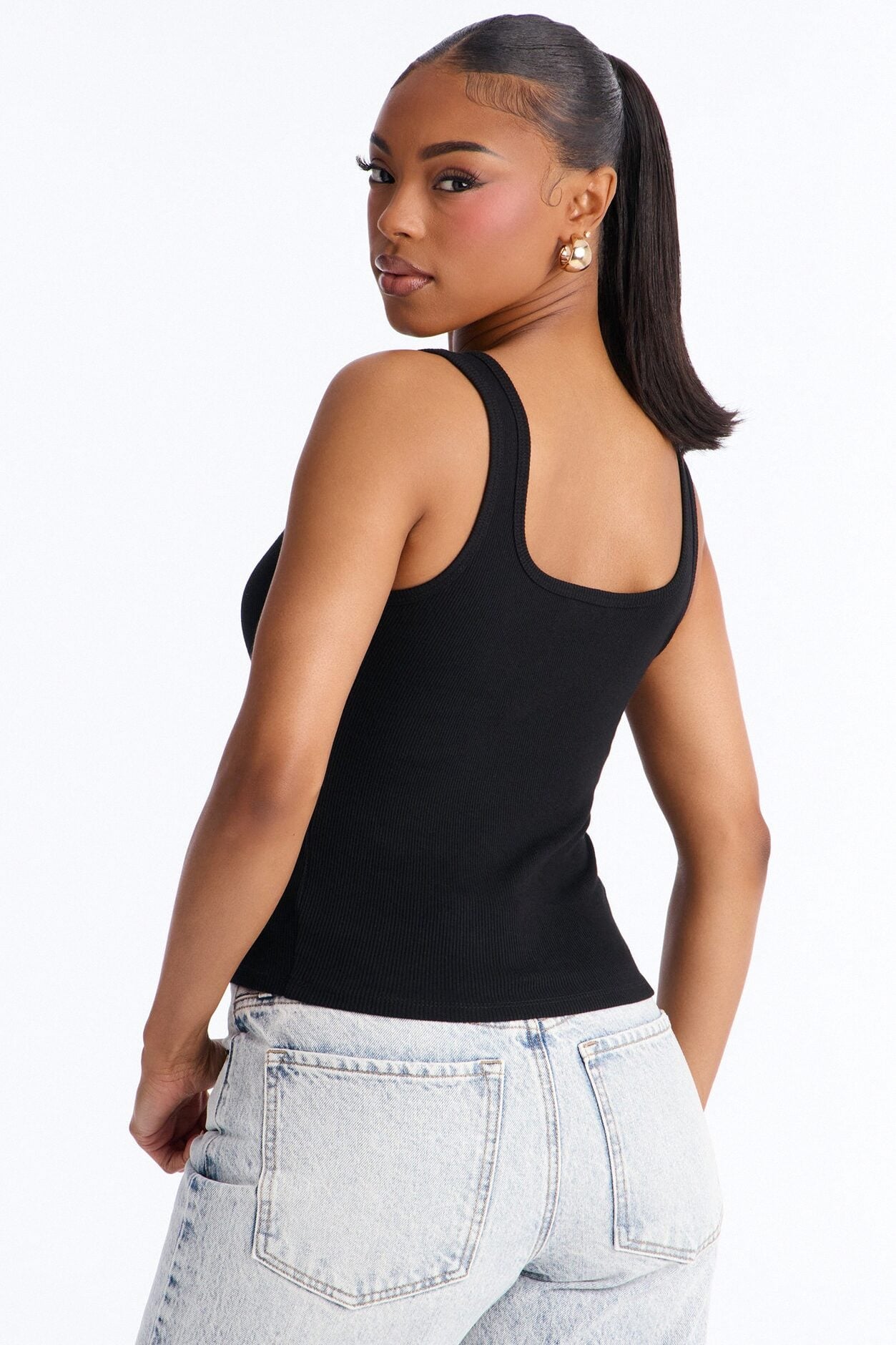 Keep It Classic Basic Tank Top - Black image 3
