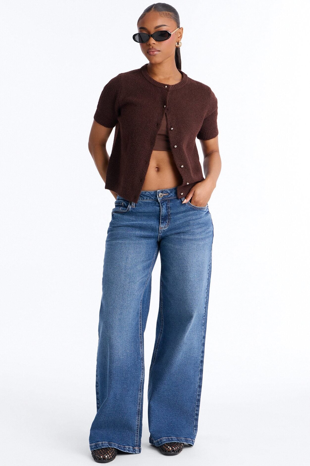 Sunday Brunch Sweater Top - Chocolate image 2