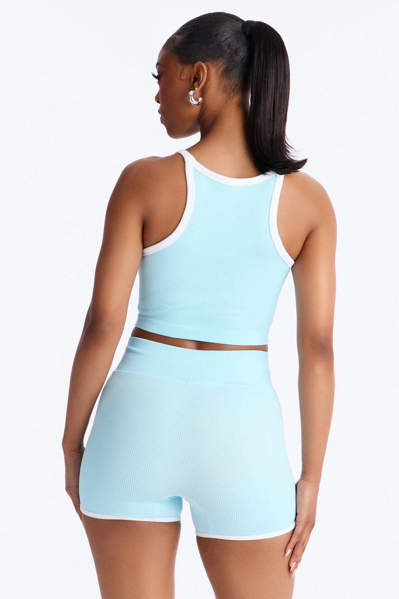 Sofia Seamless Short Set - Blue/combo image 5