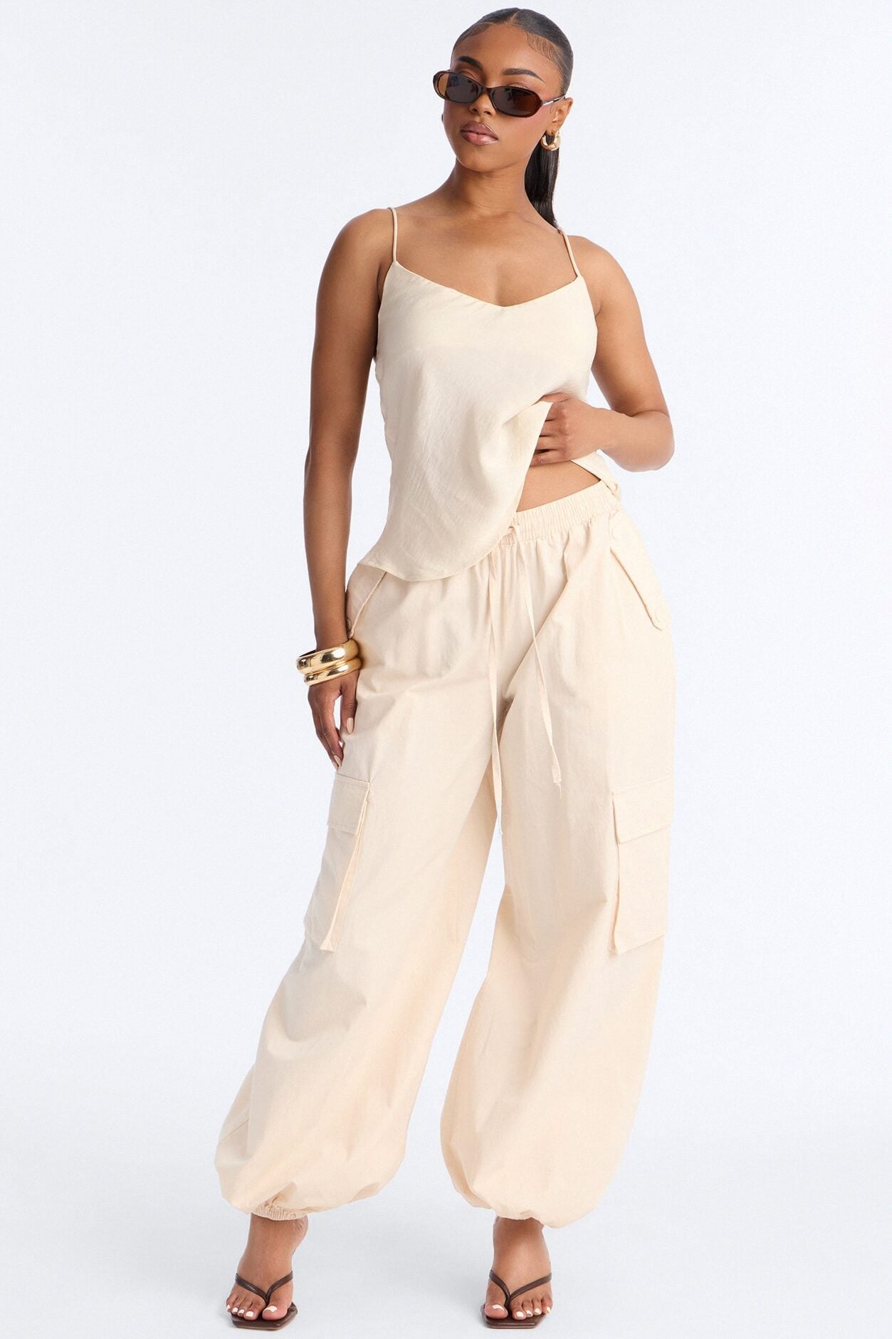 Elissa Airflow Camisole Top - Ivory image 2