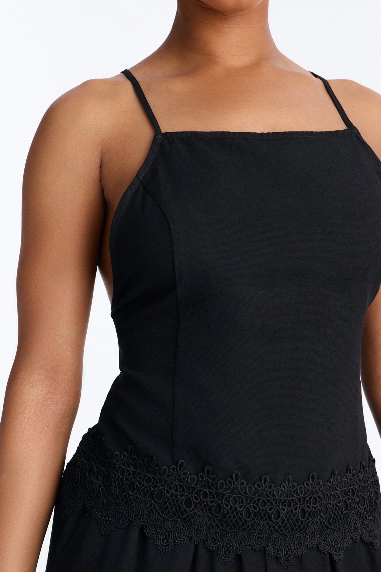 Tianna Backless Linen Pant Set - Black image 3