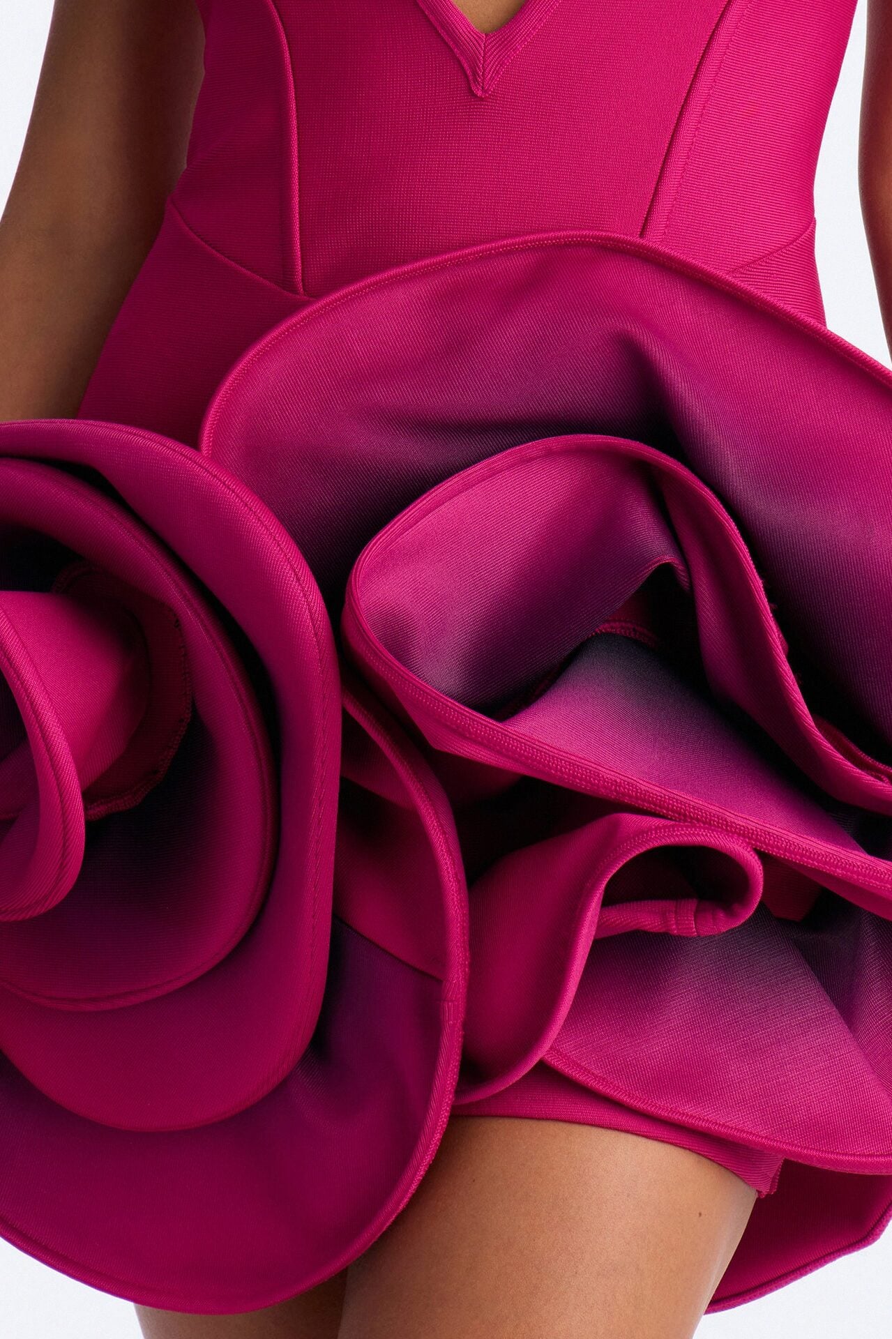 Effortless Beauty Bandage Mini Dress - Magenta image 3