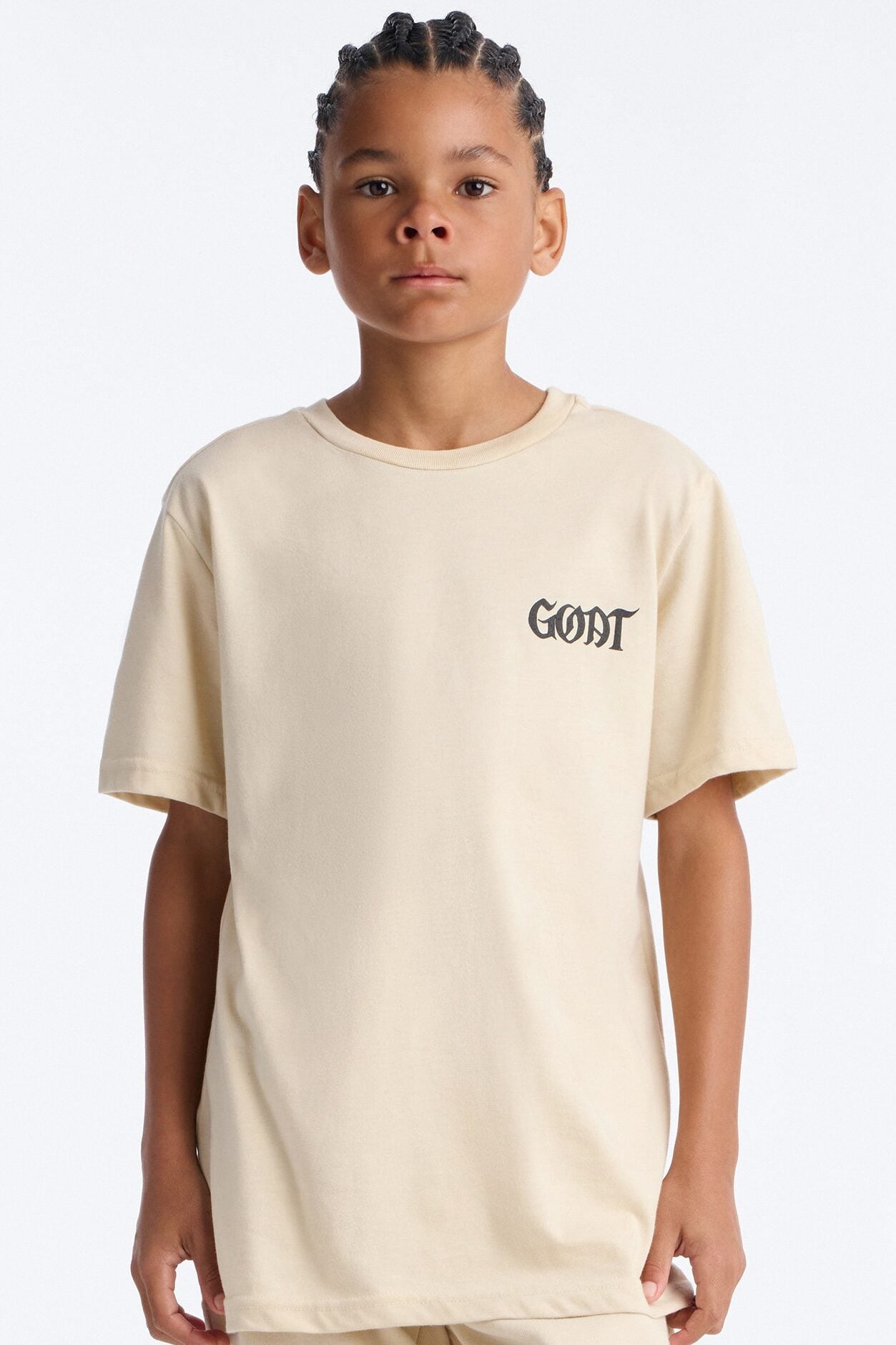 Mini The GOAT Forever Short Set - Cream image 2