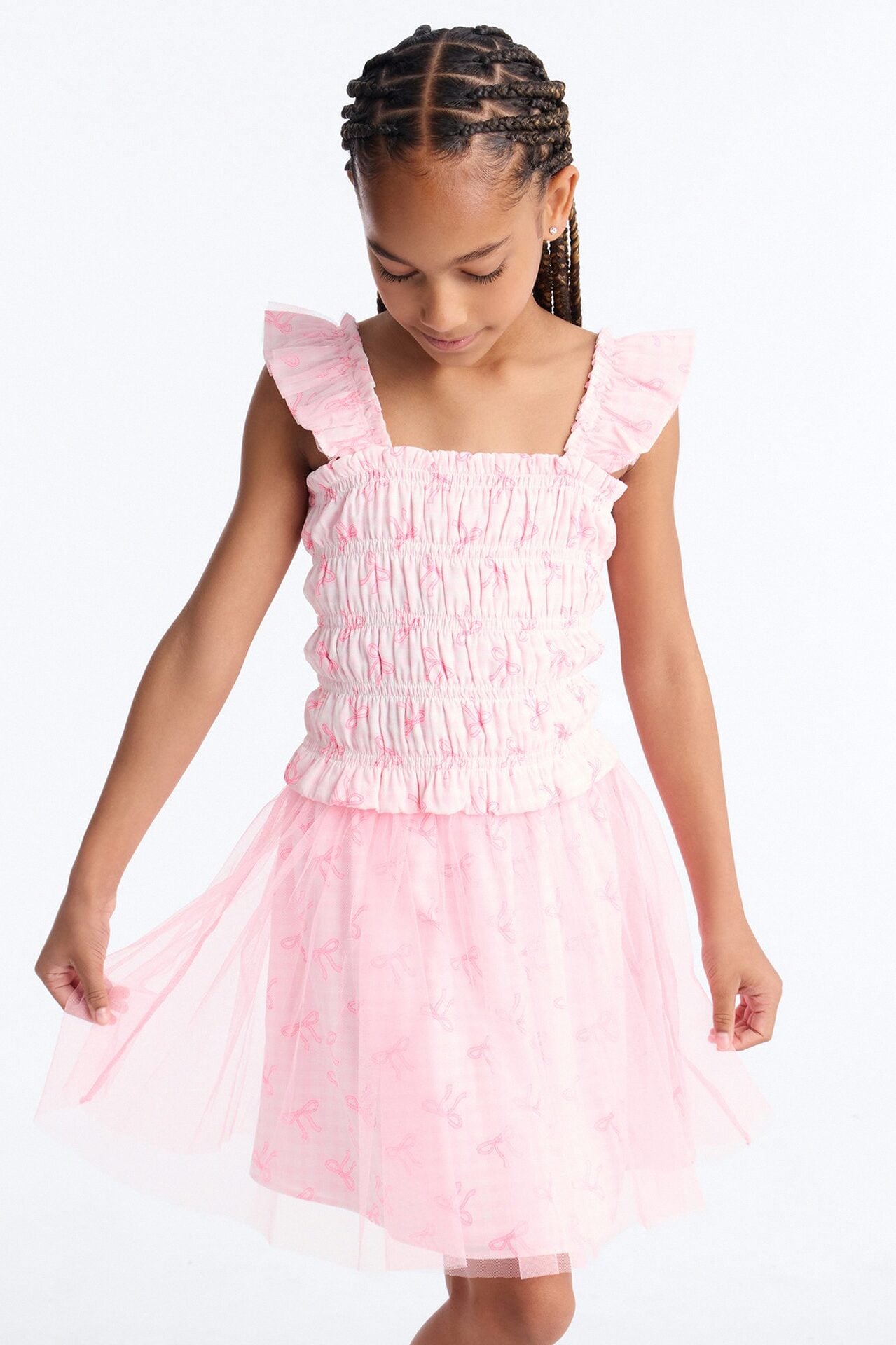 Mini Bella Skirt Set - Pink image 2