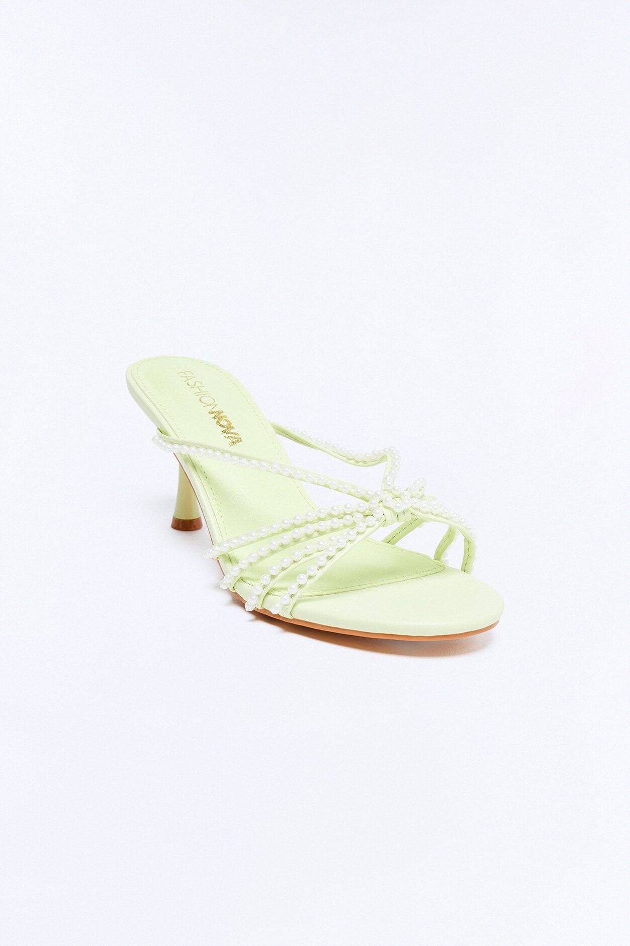 Mazey Pearl Heels - Green image 2