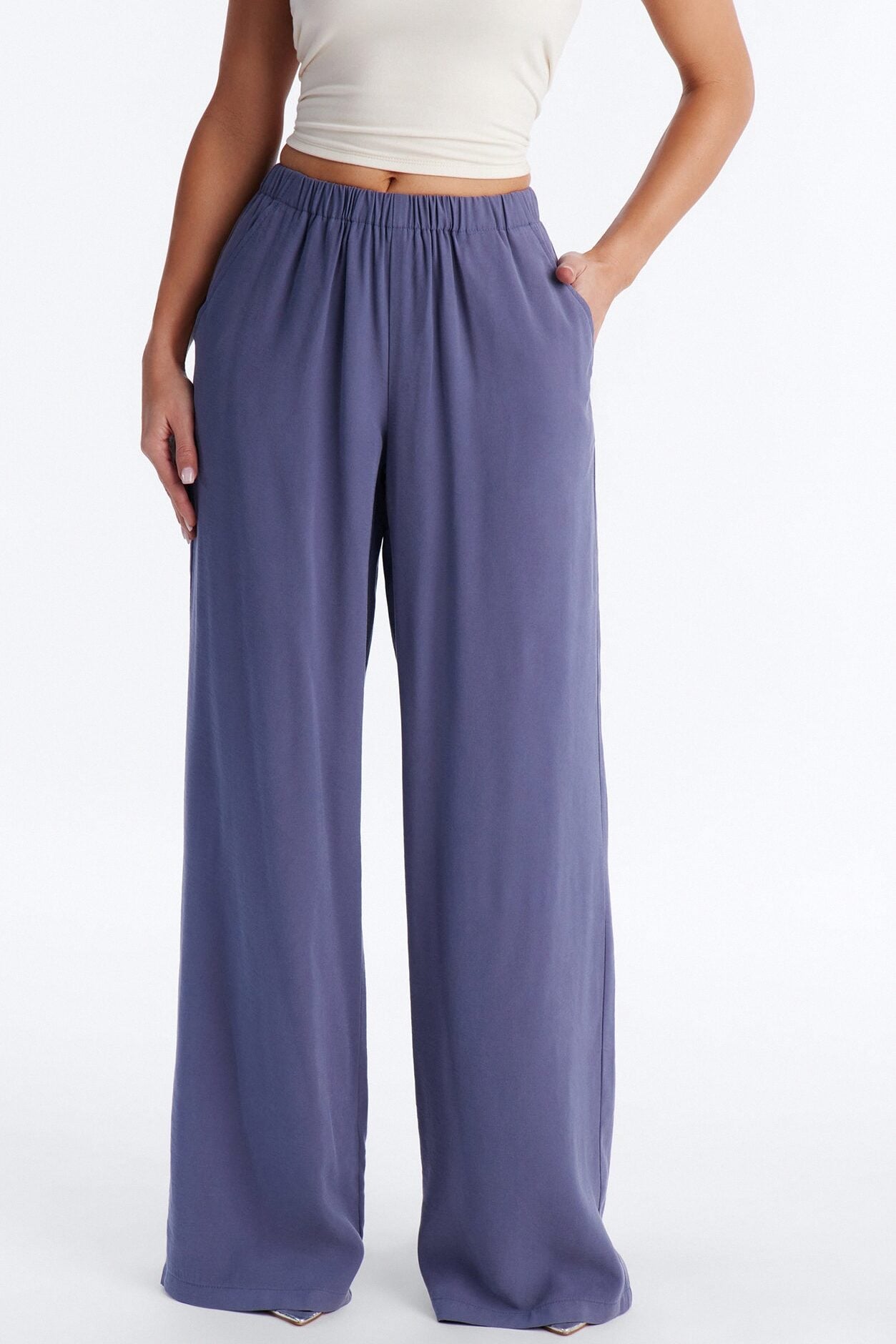 Coffee Break Straight Leg Pant 33″ - Navy image 2