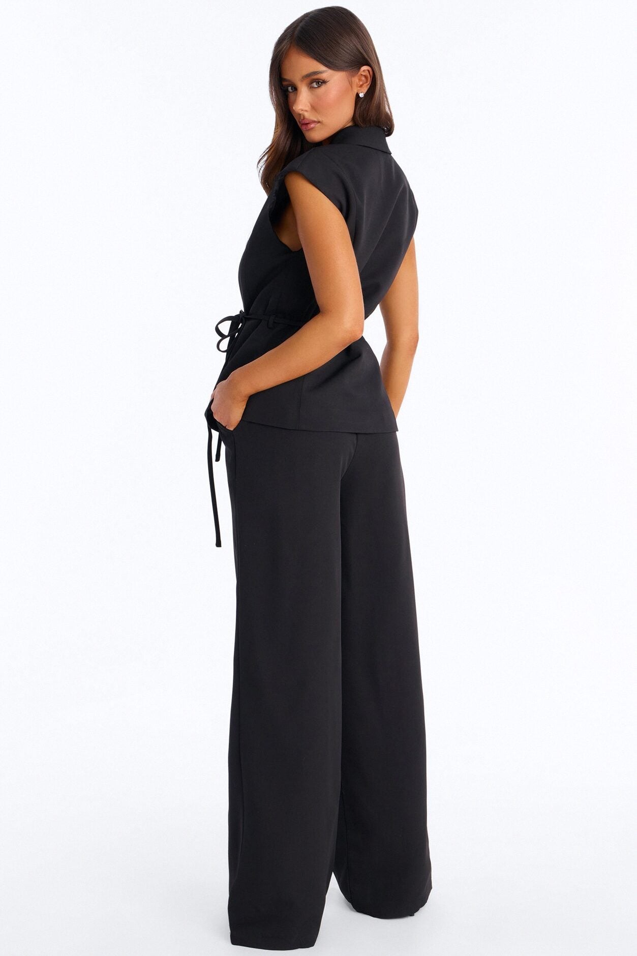 Signature Move Vest Pant Set - Black image 5