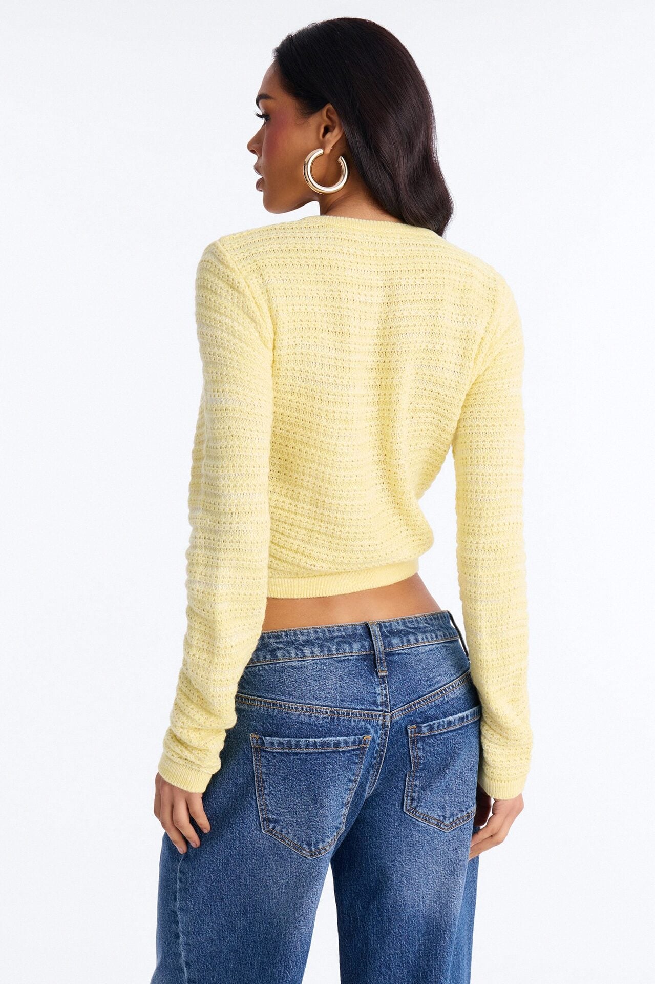 Class Act Cardigan - Yellow image 4