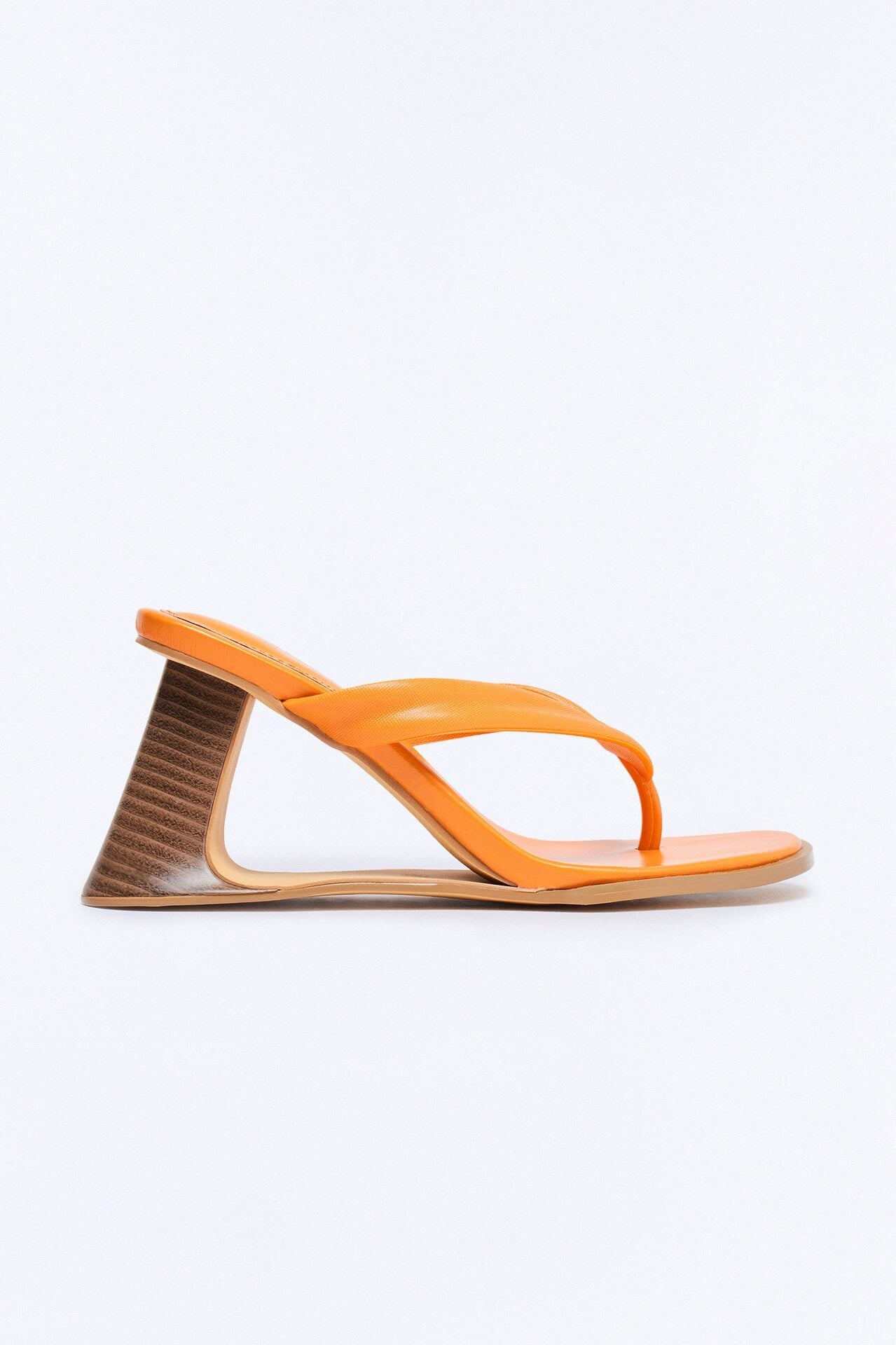Paros Thong Wedges - Orange image 3