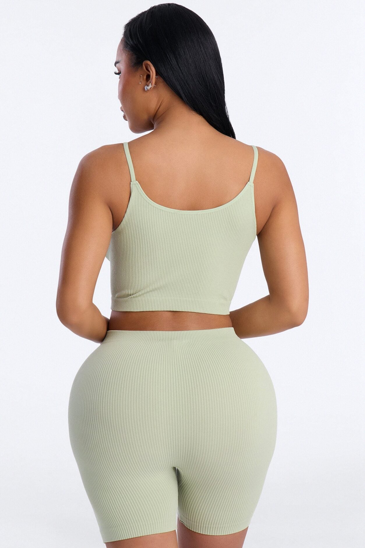 Chloe Seamless Short Set - Sage image 3