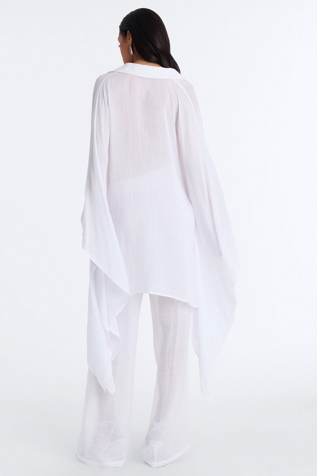 Addison Linen Pant Set - White image 4