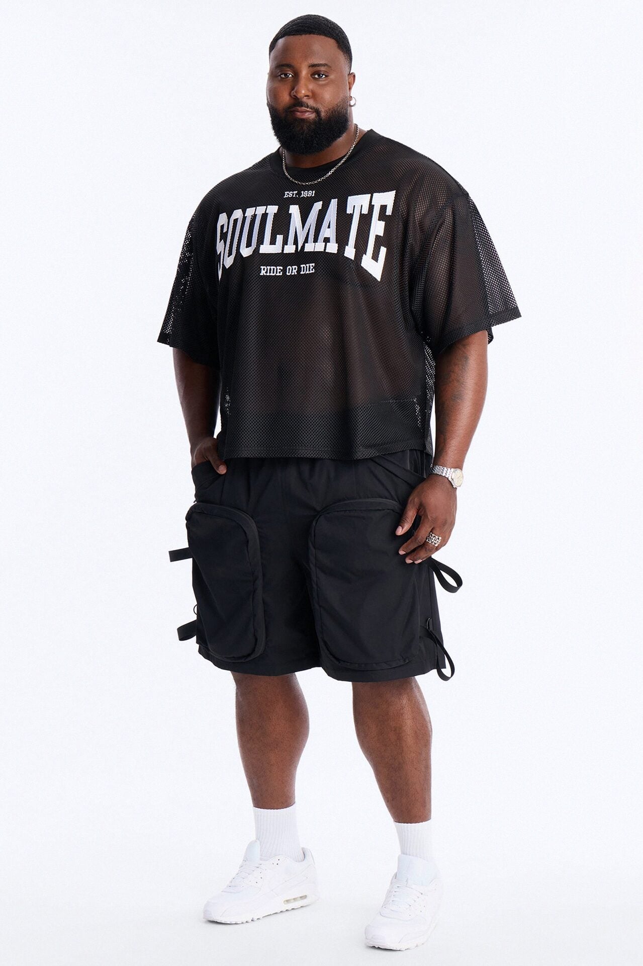 Relaxed Runyon Tech Short - Black image 6