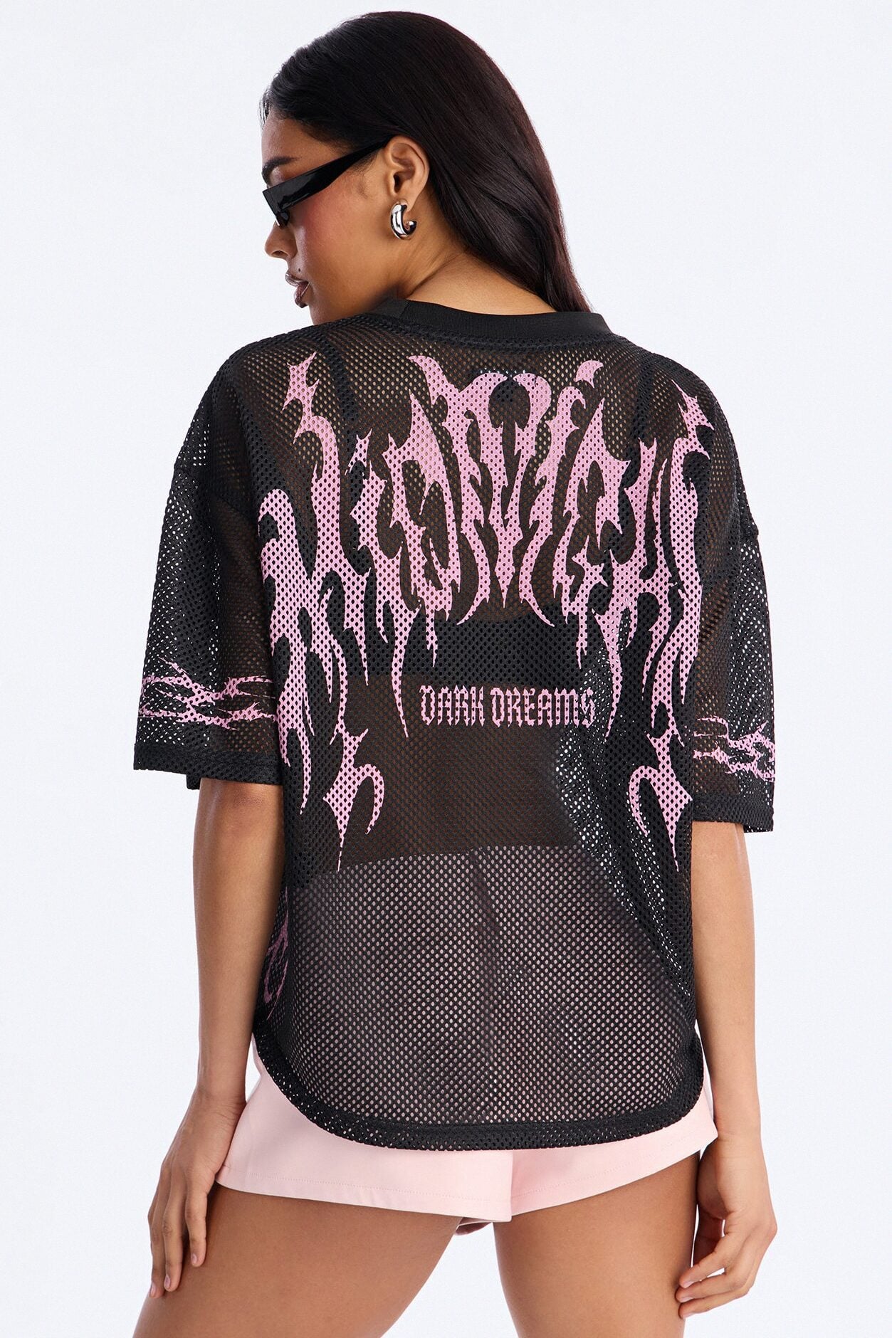 Dark Dreamer Open Mesh Jersey - Black image 4