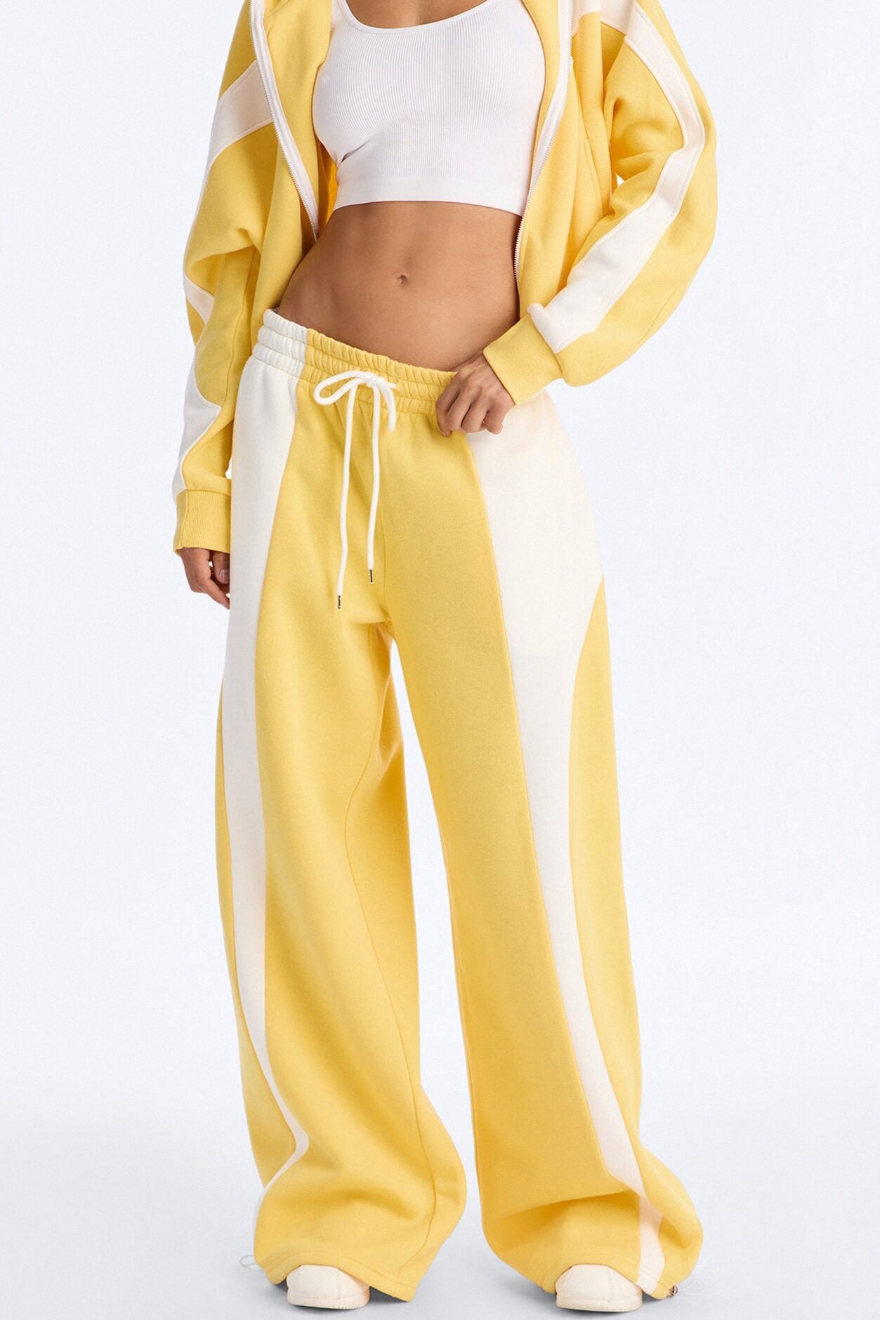 Comfort Coded Fleece Lounge Pant - Yellow image 2