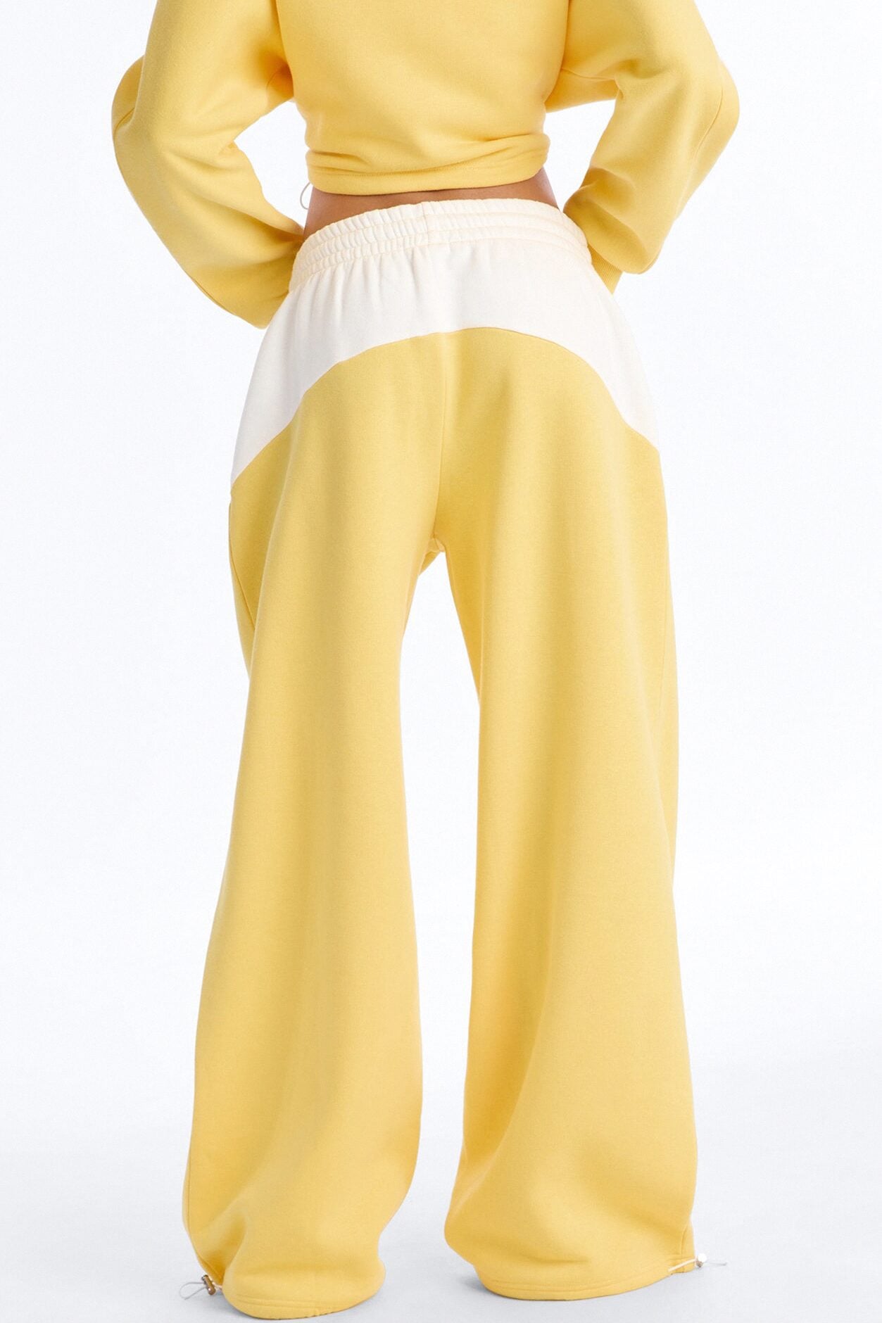 Comfort Coded Fleece Lounge Pant - Yellow image 4