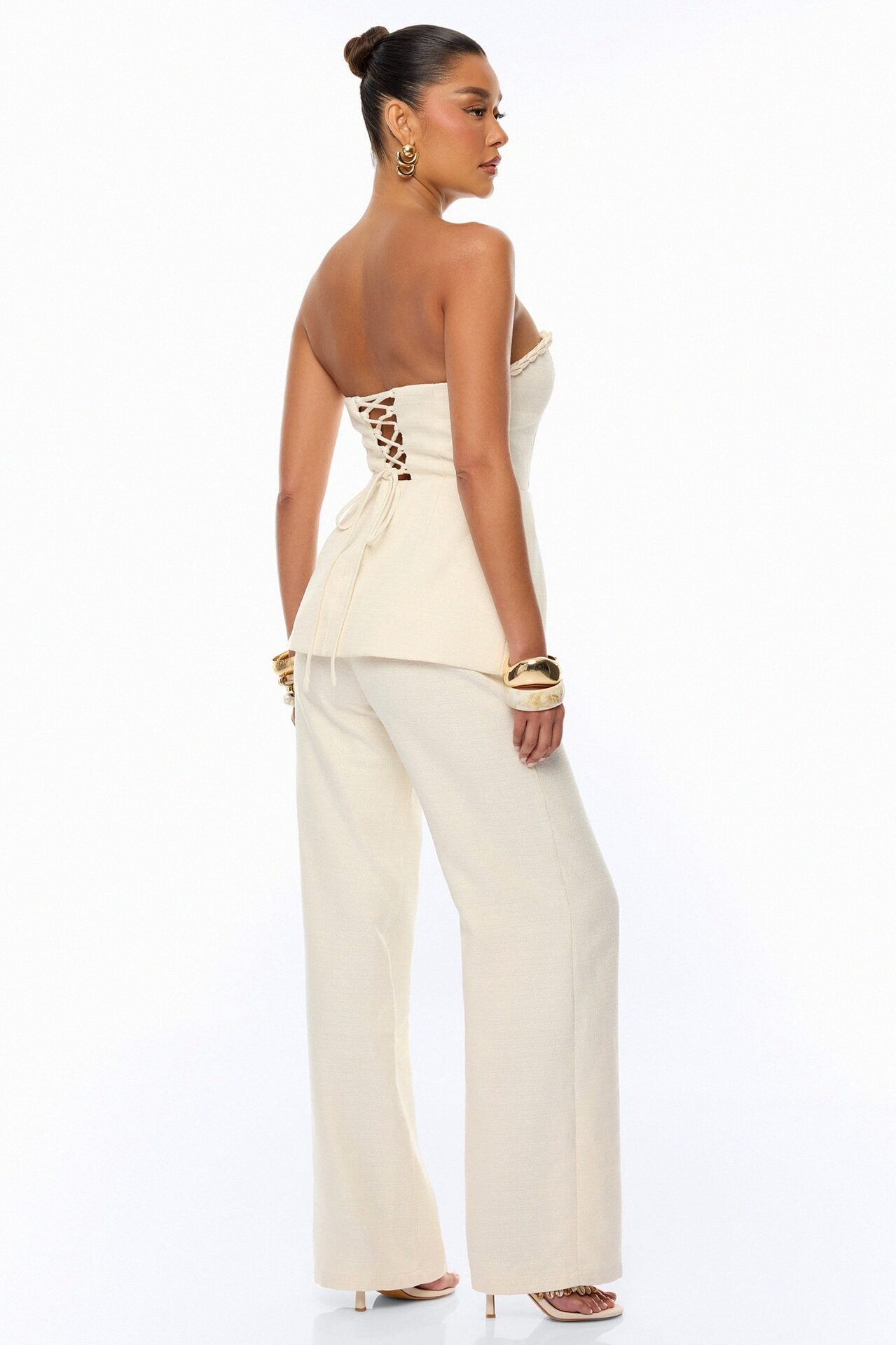 Leiana Shell Pant Set - Cream image 4