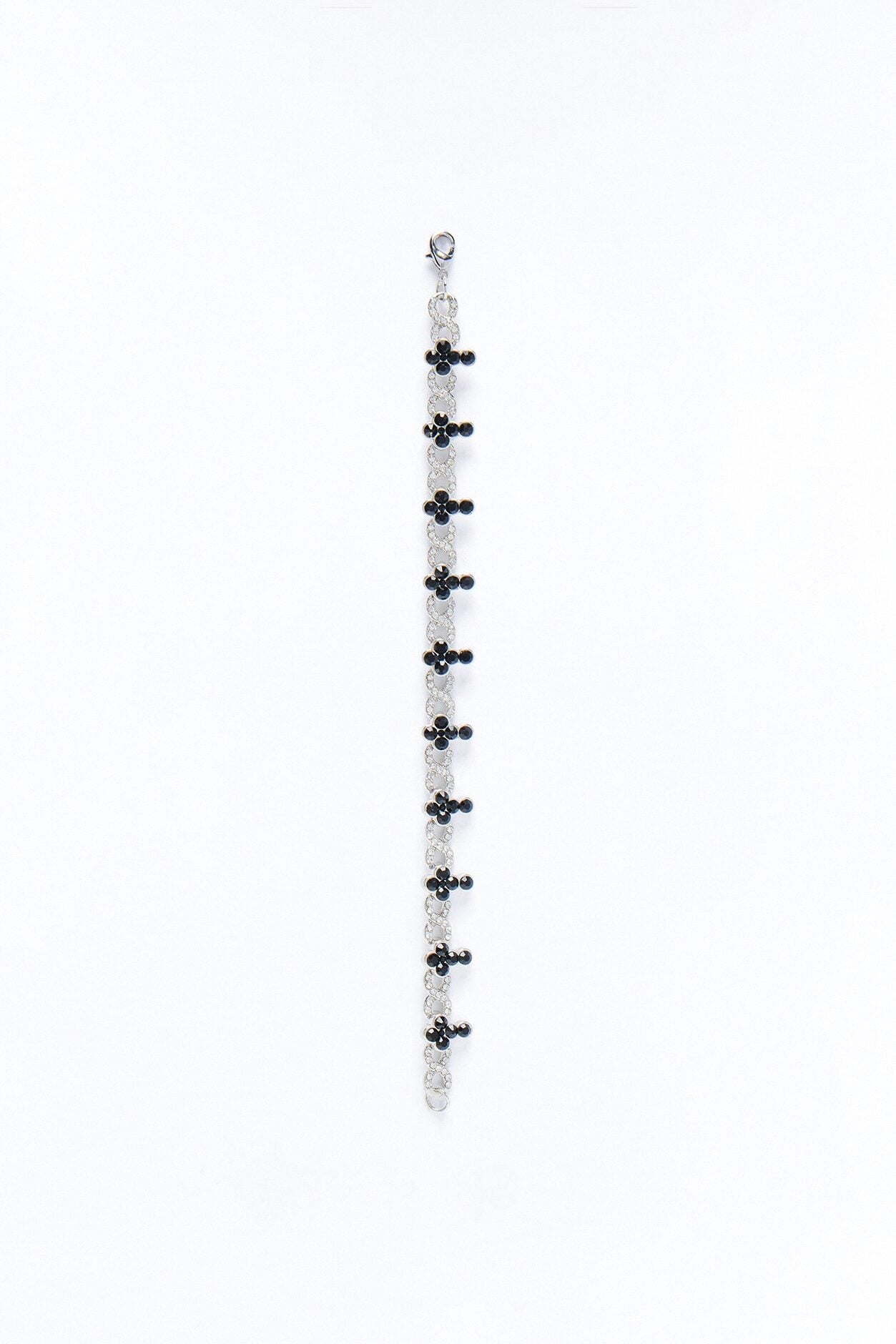 Eternal Midnight Cross Bracelet - Silver image 3