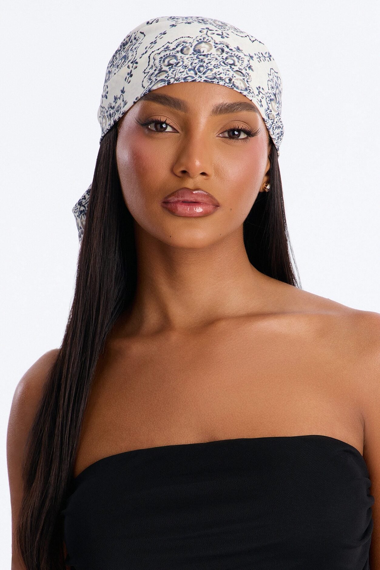 Nomad Muse Head Scarf - White/combo image 2