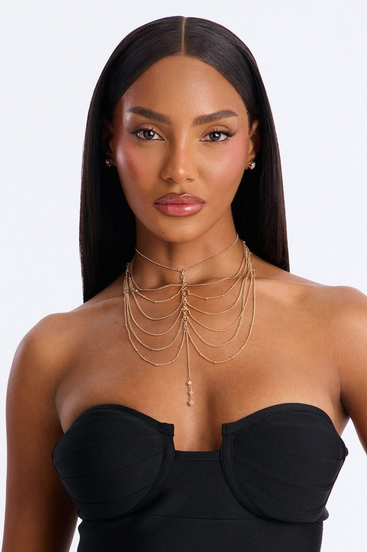 Overflowing Gratitude Choker - Gold image 2