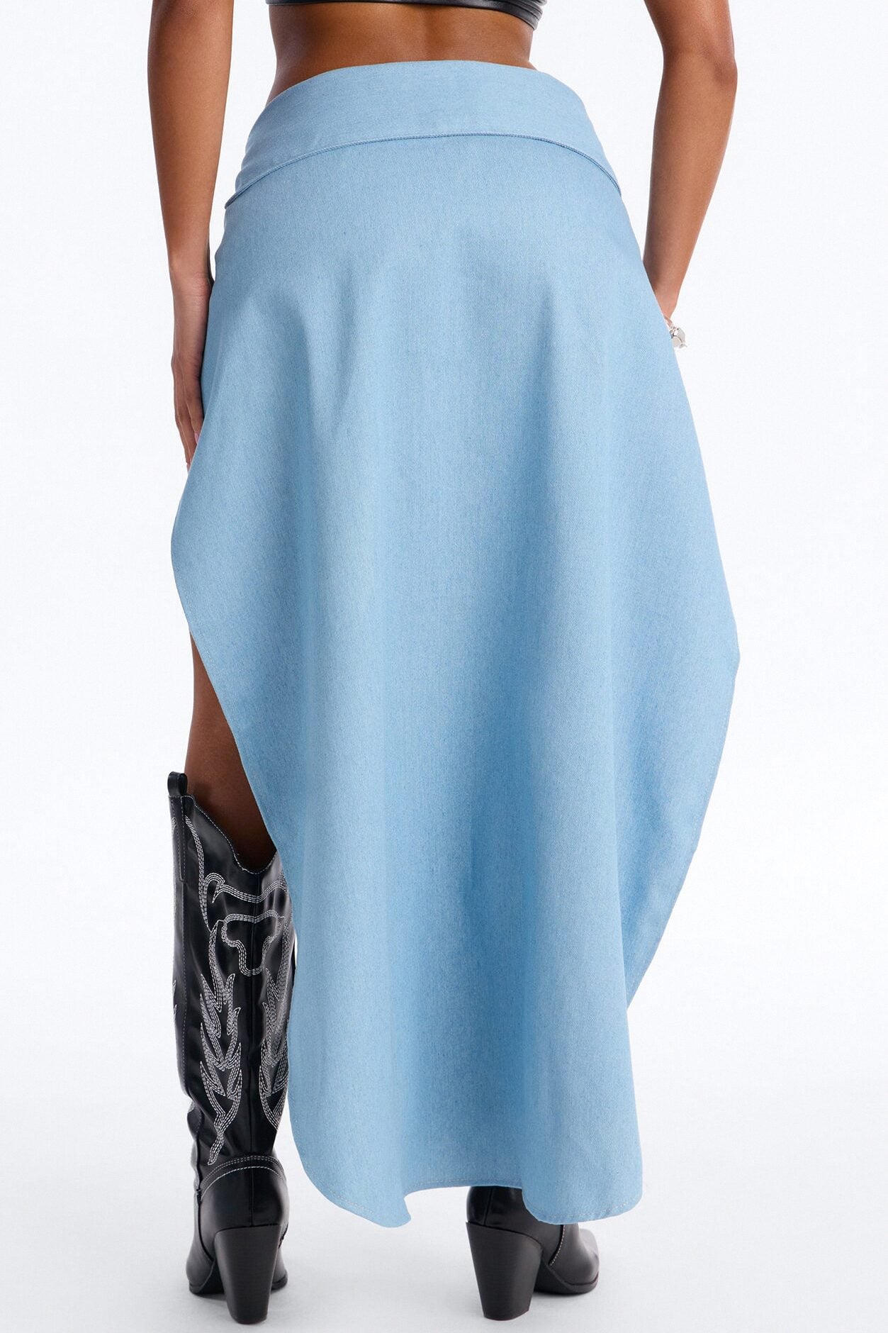 Denim Queen Skirt Belt - Denim image 3