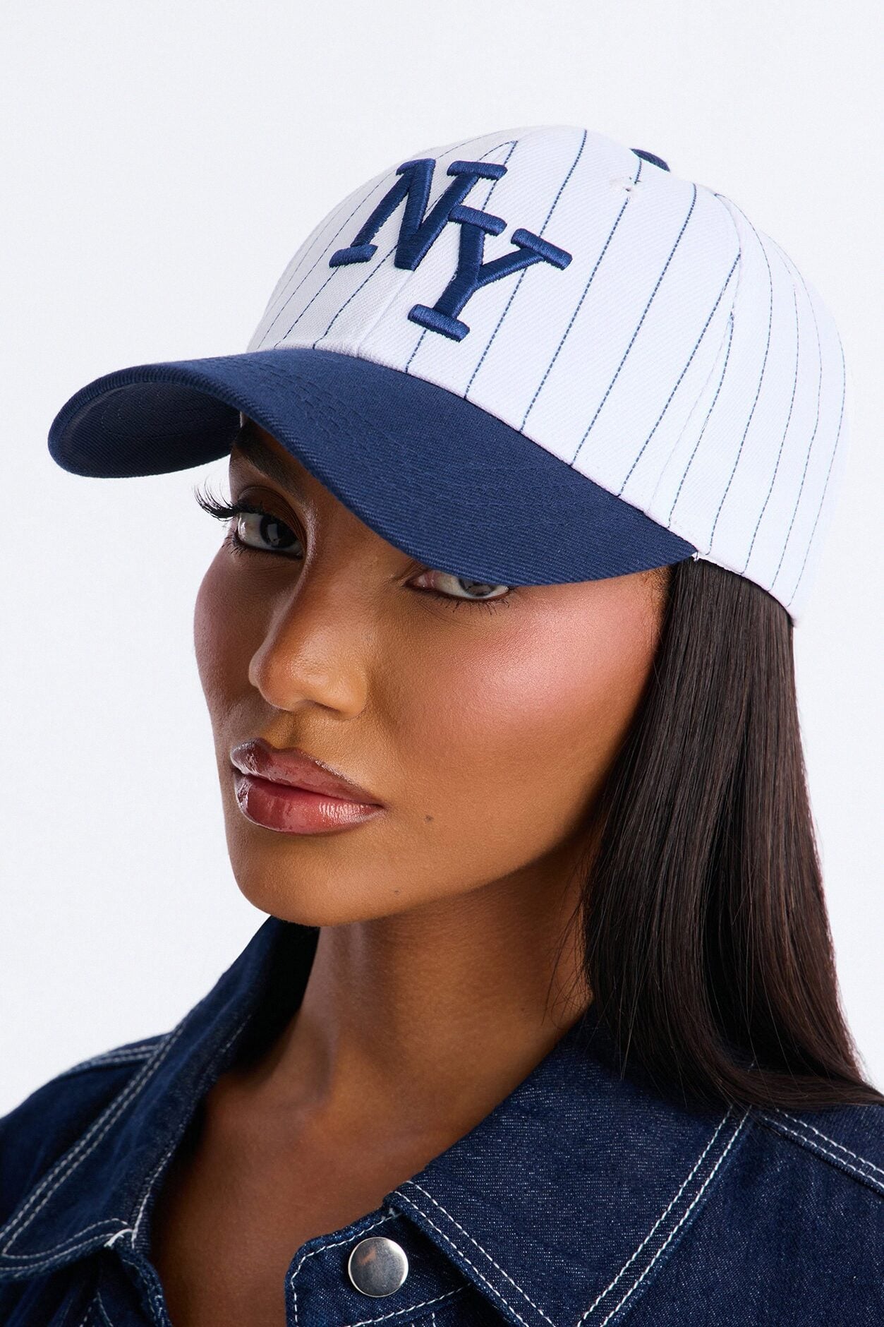NY City Gurl Baseball Hat - Navy/combo image 2