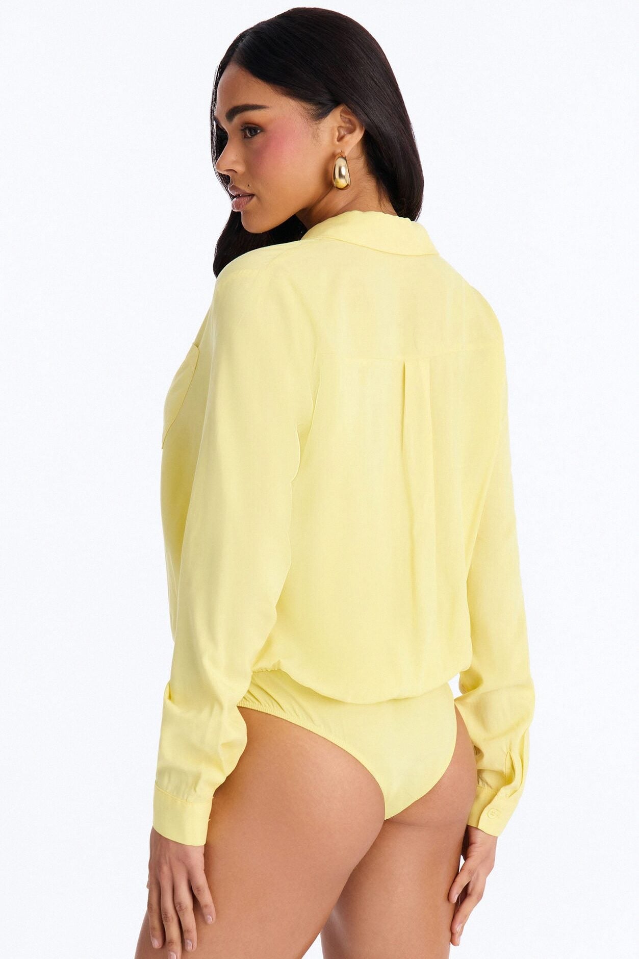 You Better Work Bodysuit - Yellow image 4