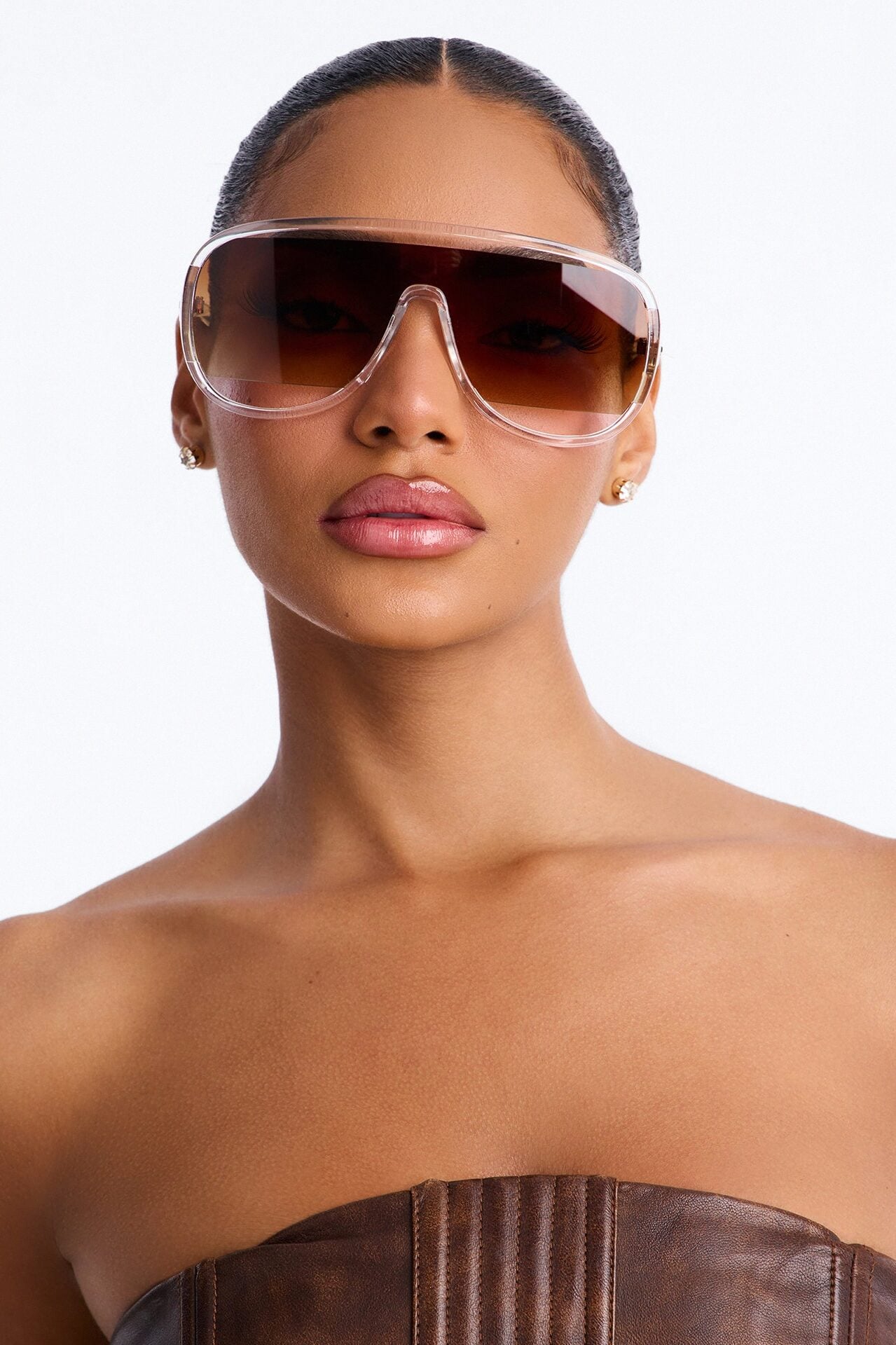 Keep Them Off Aviator Sunglasses - Clear image 2