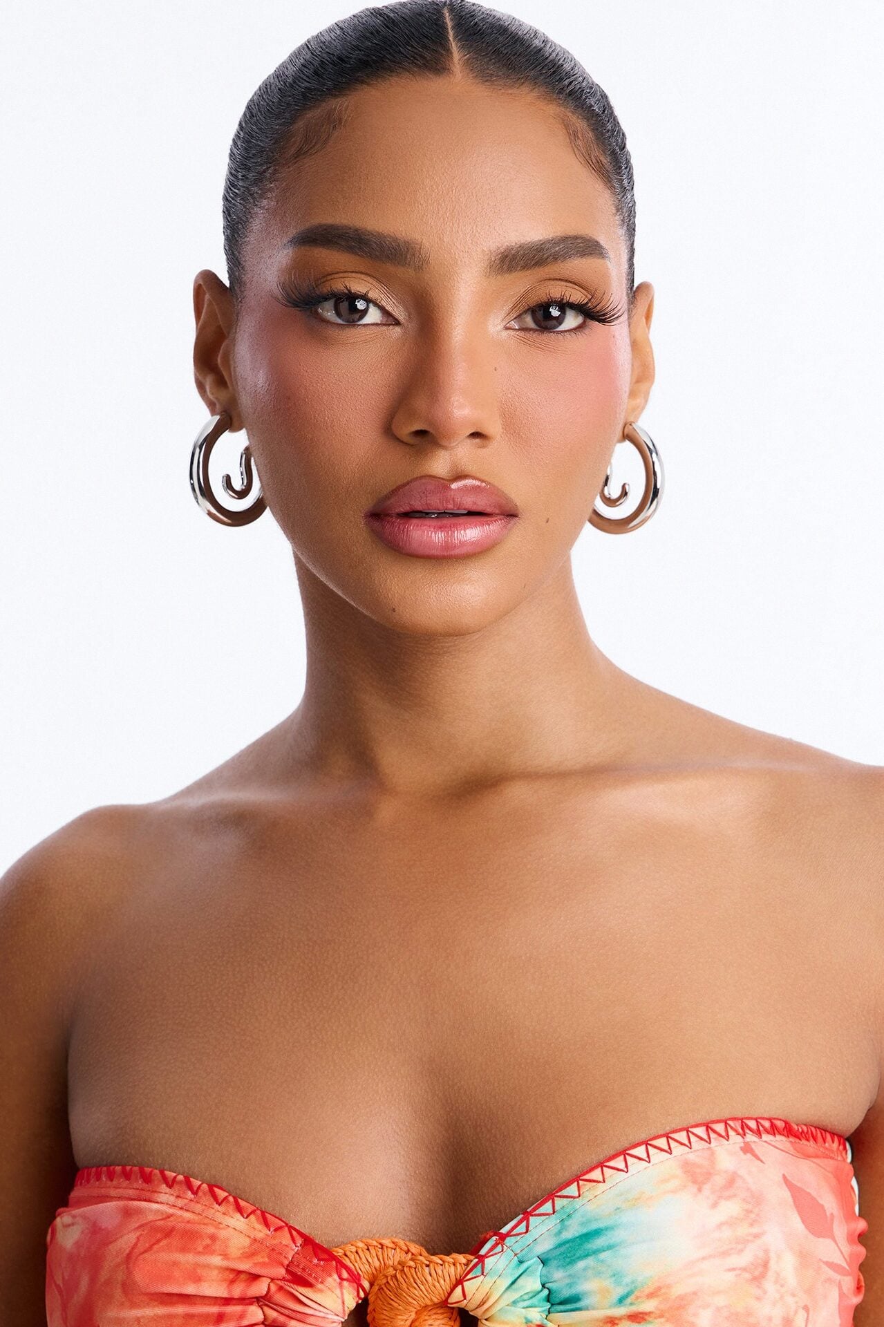 Never Ending Hoop Earrings - Silver image 2