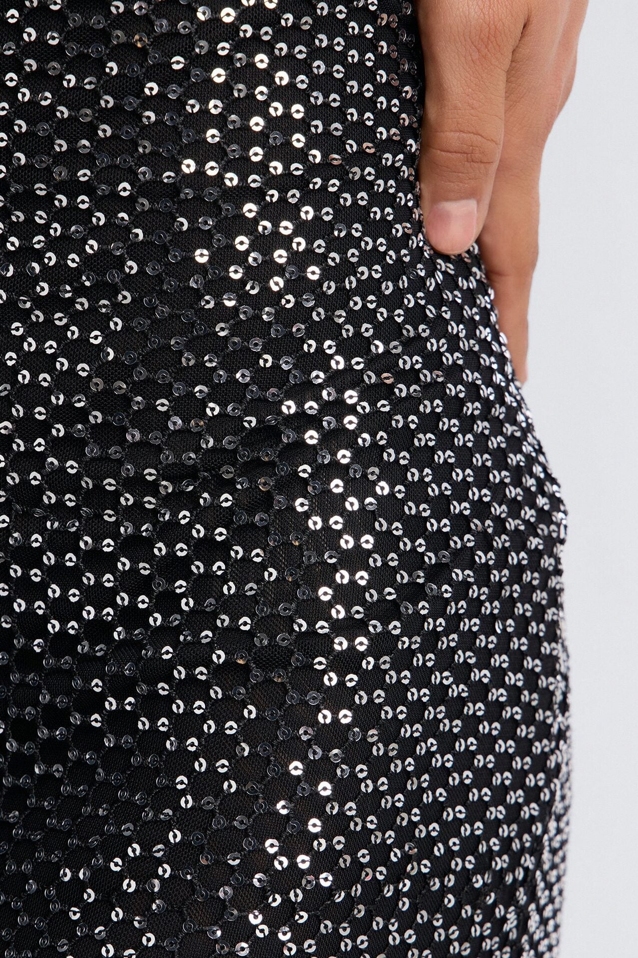 Showstopping Cowl Neck Maxi Dress - Black image 7