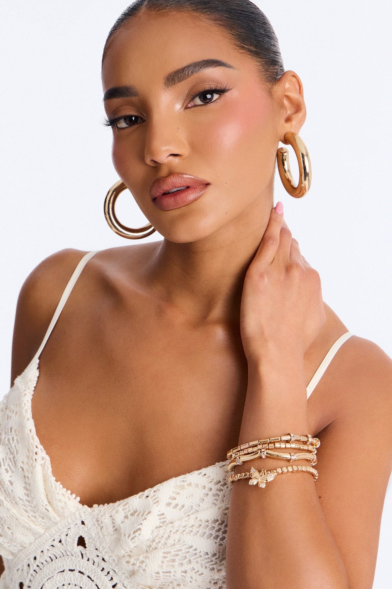 Reach For The Sky 4 Piece Bracelet Set - Gold image 2