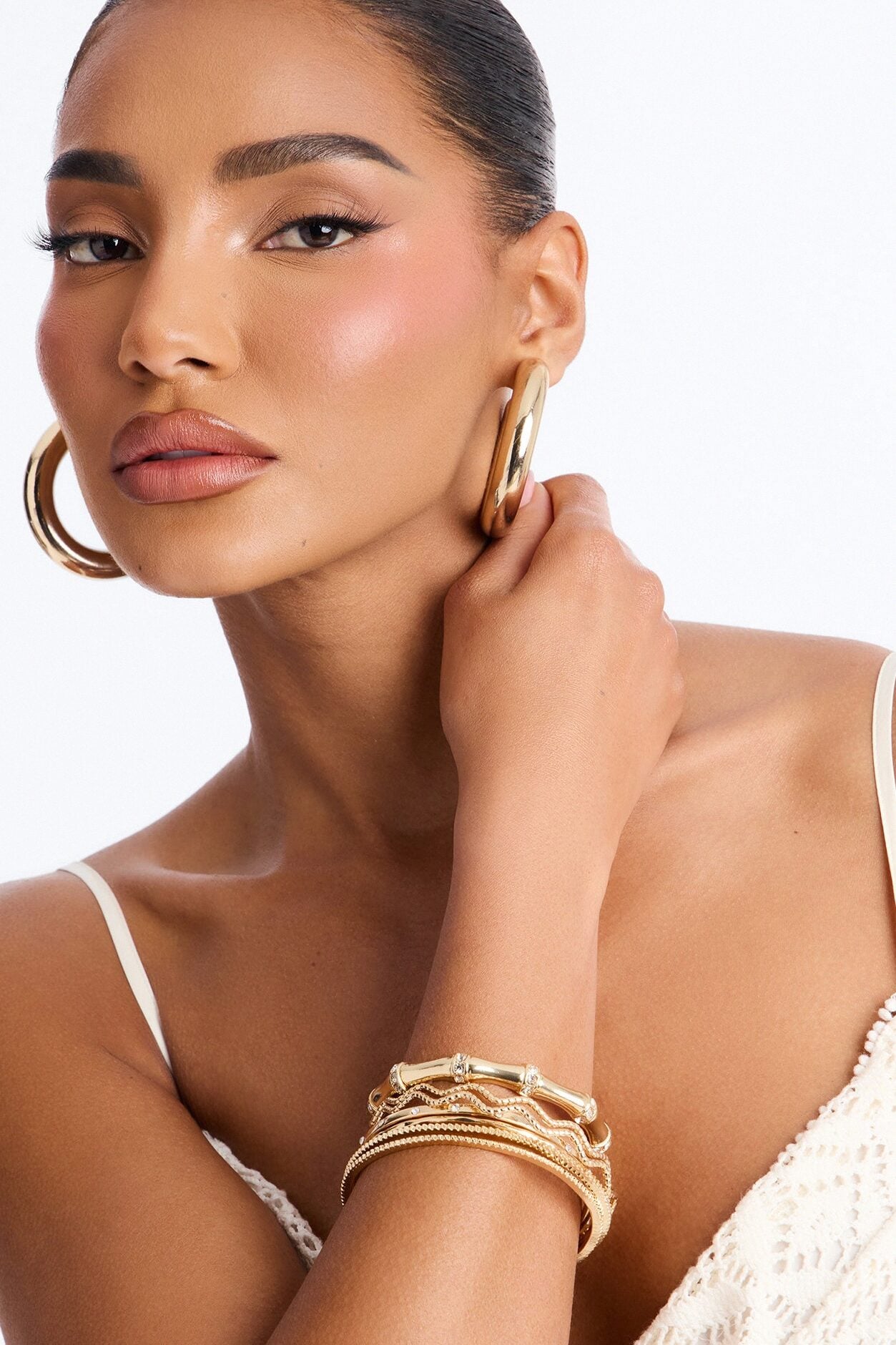 Taken All Around 7 Piece Bangle Set - Gold image 2