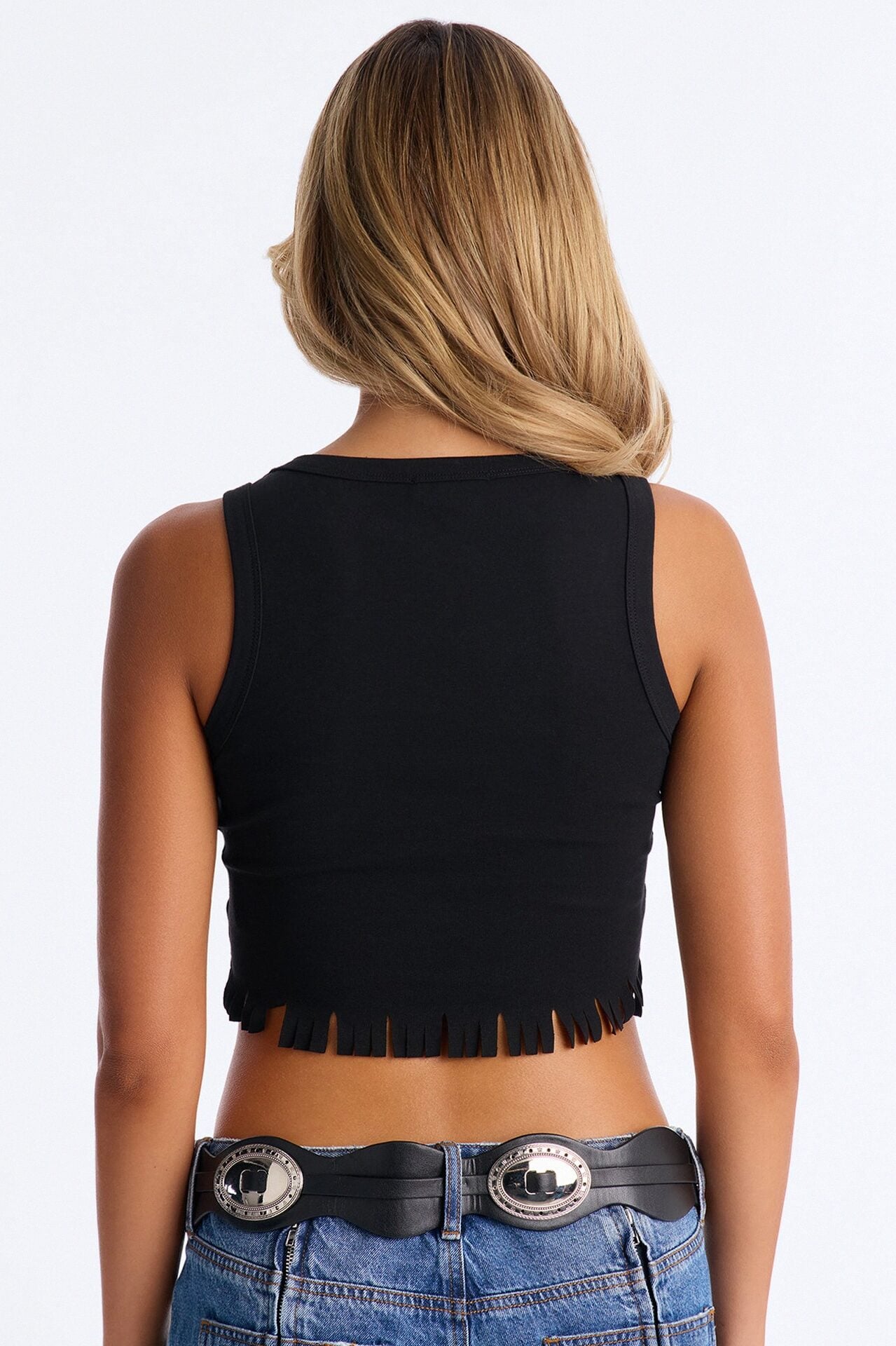 Howdy Honey Tank Top - Black image 3