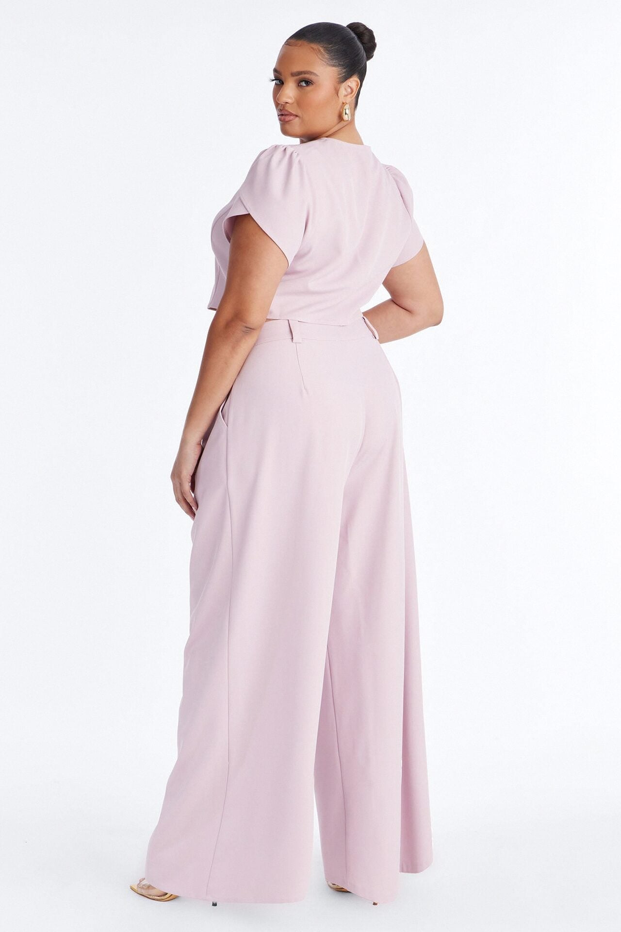The Perfect Day Wide Leg Pant Set - Pink image 8