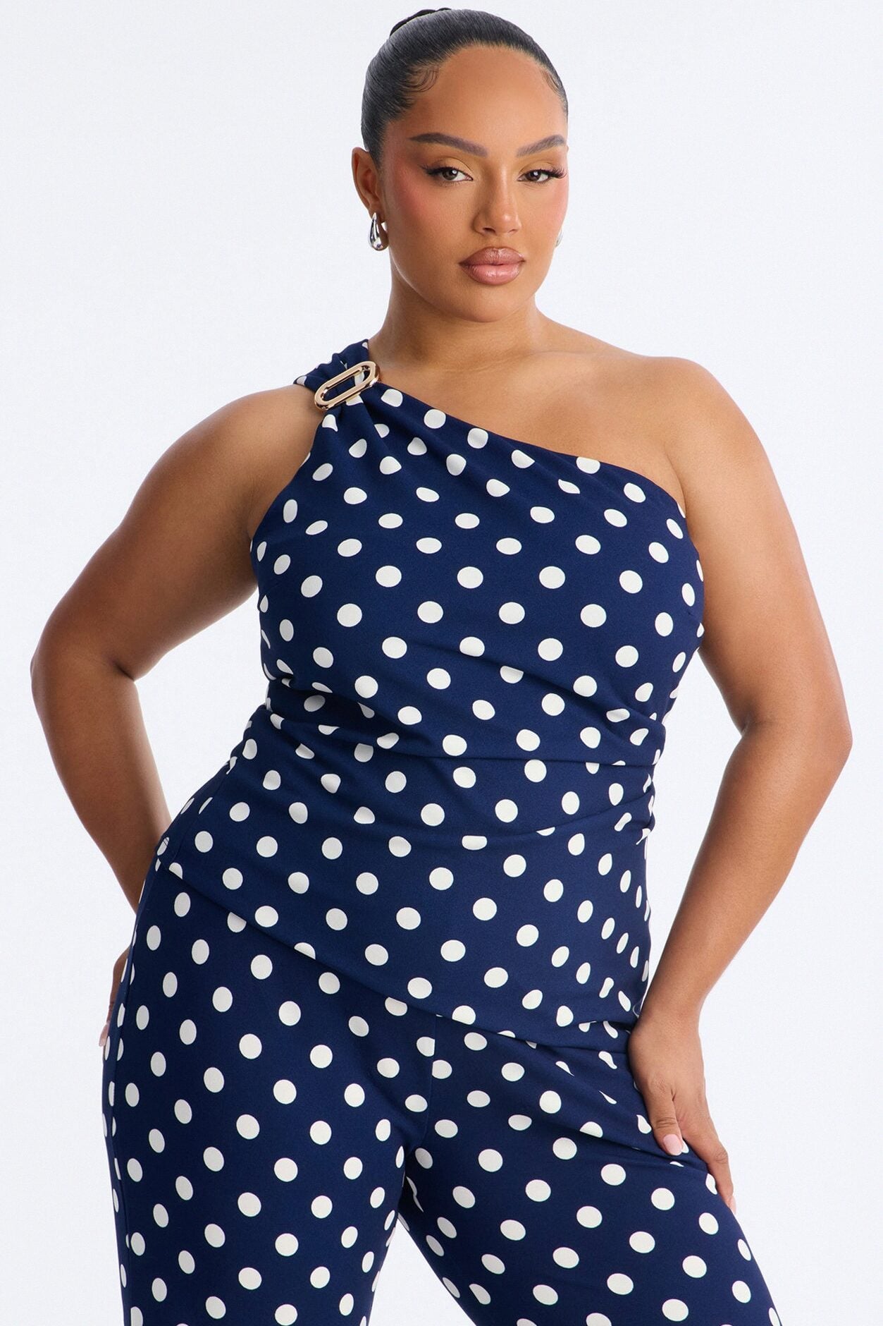 Dottie Darling Polka Dot Pant Set - Navy image 6