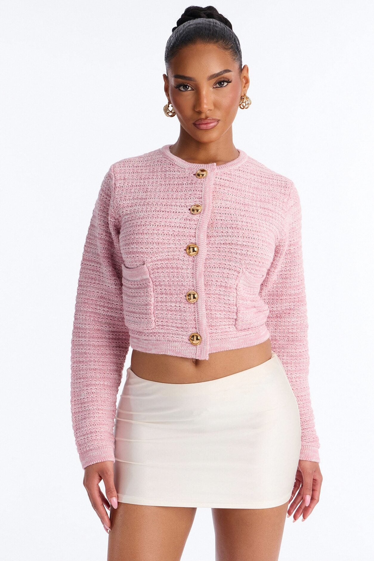 Class Act Cardigan - Pink image 4