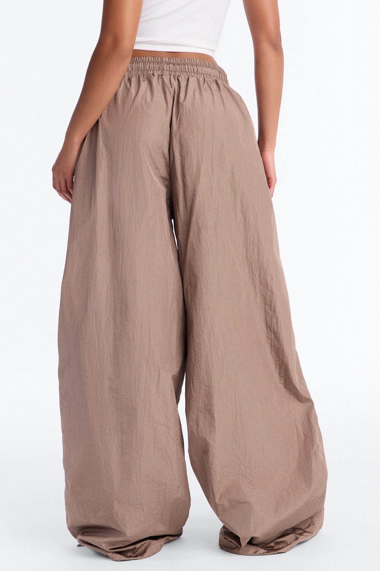 On The Move Oversized Windbreaker Jogger Pant - Caffe image 4