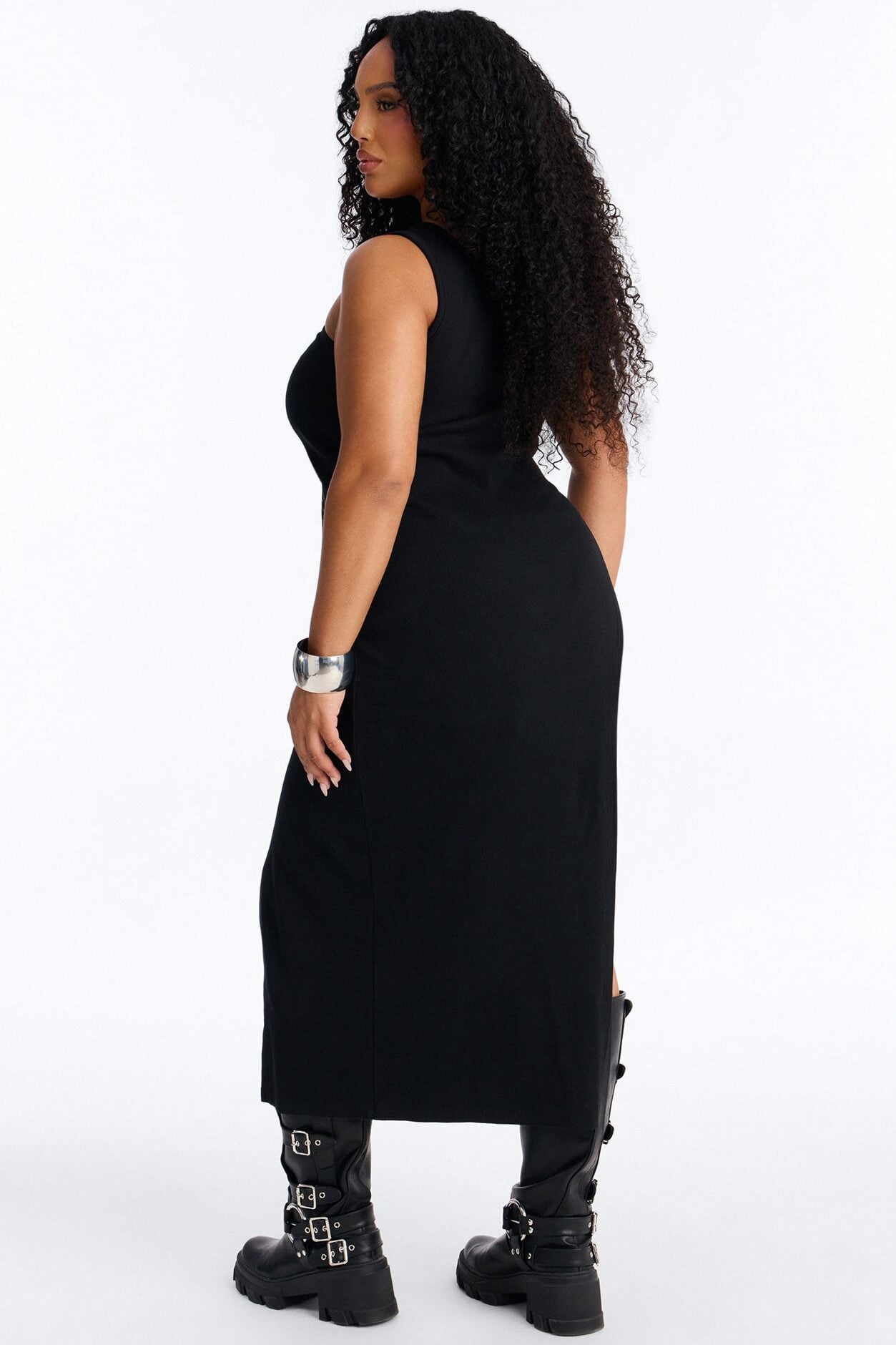 ACDC Long Asymmetrical Tank - Black image 8
