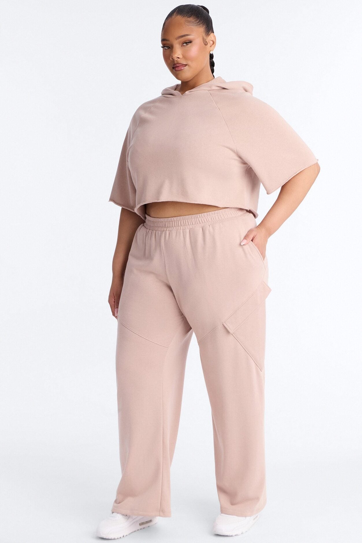 Easy Days French Terry Lounge Pant - Taupe image 5