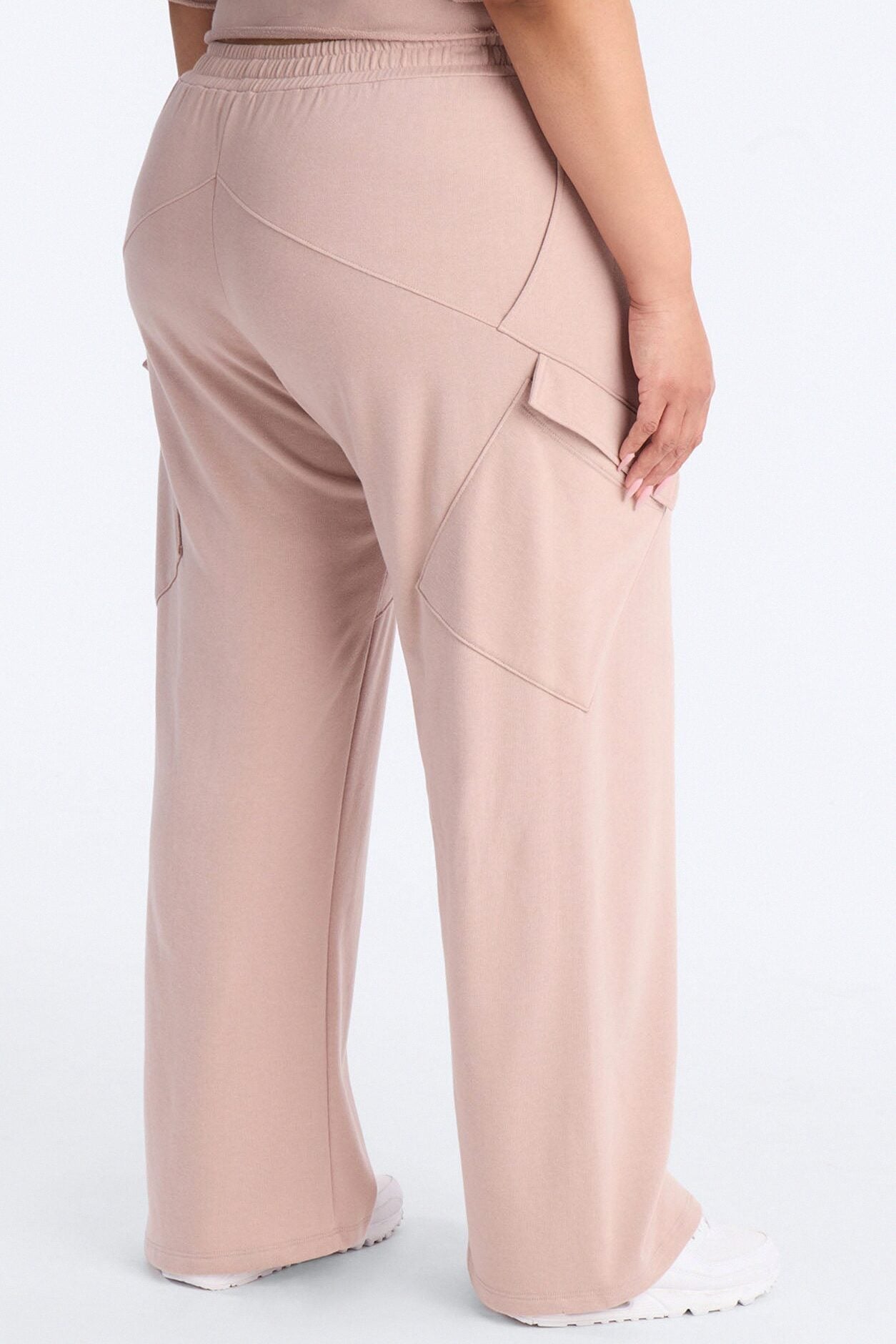 Easy Days French Terry Lounge Pant - Taupe image 8