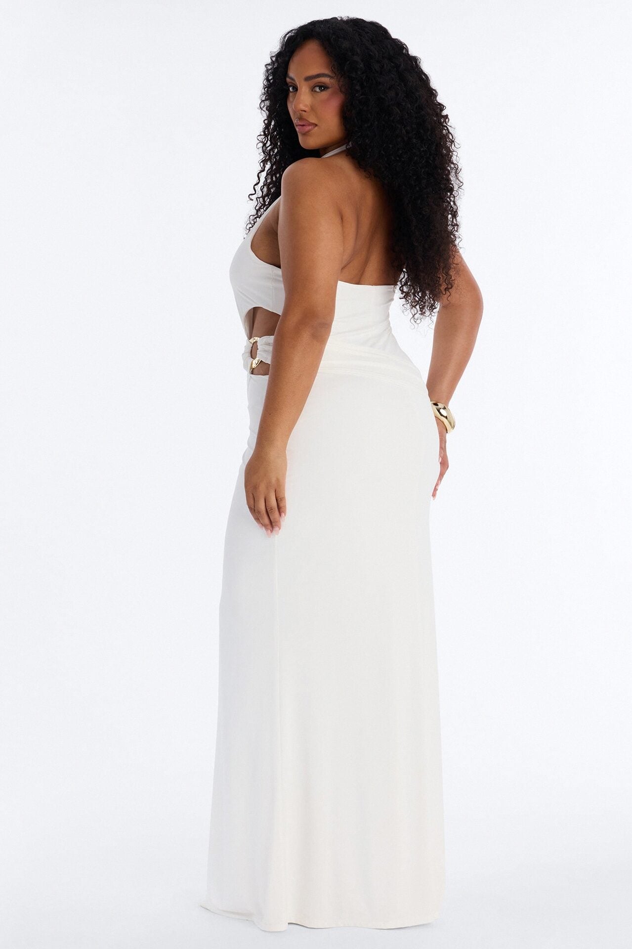 Coast To Coast Cut Out Maxi Dress - White image 7