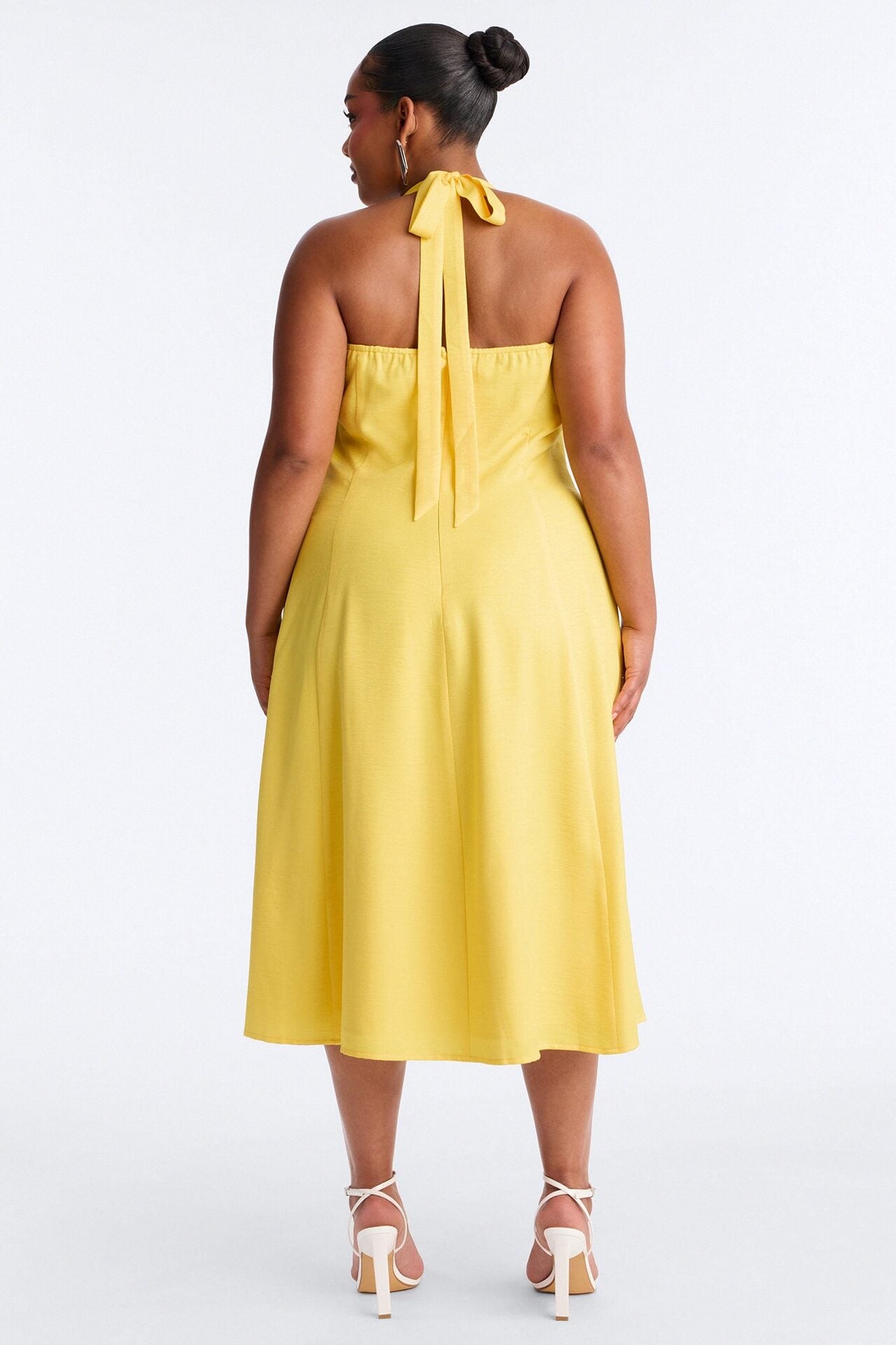 Christine Halter Midi Dress - Yellow image 8