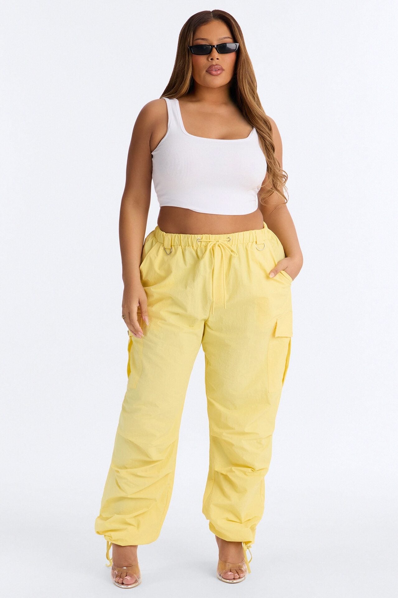 Girl Crush Parachute Pant - Yellow image 5