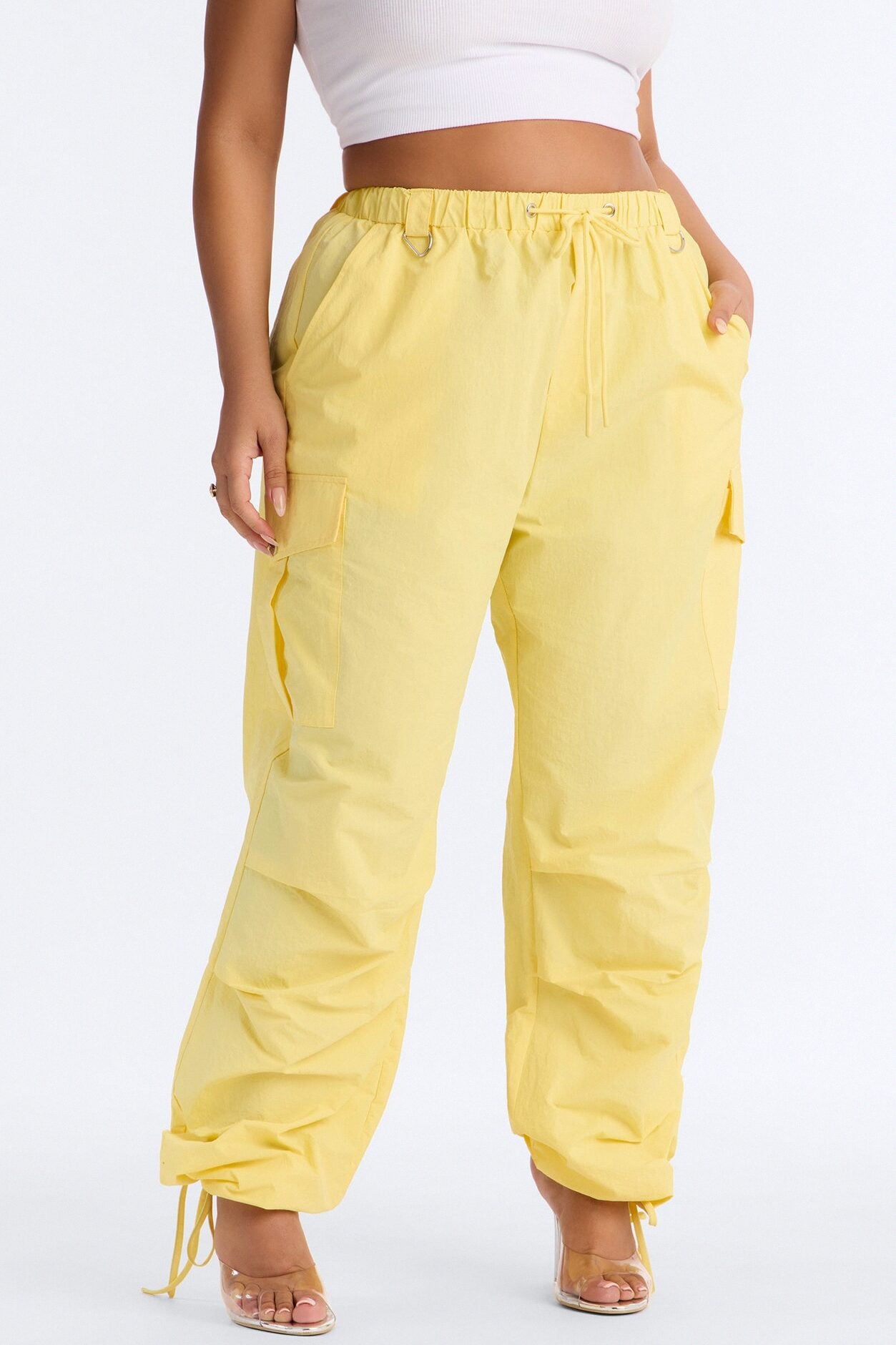 Girl Crush Parachute Pant - Yellow image 6