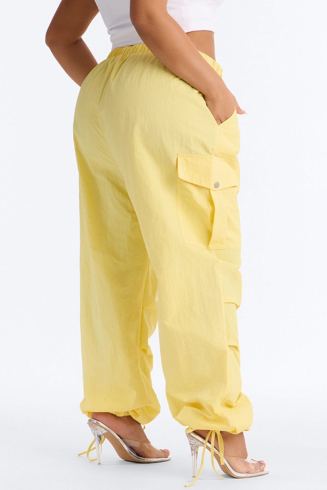 Girl Crush Parachute Pant - Yellow image 8