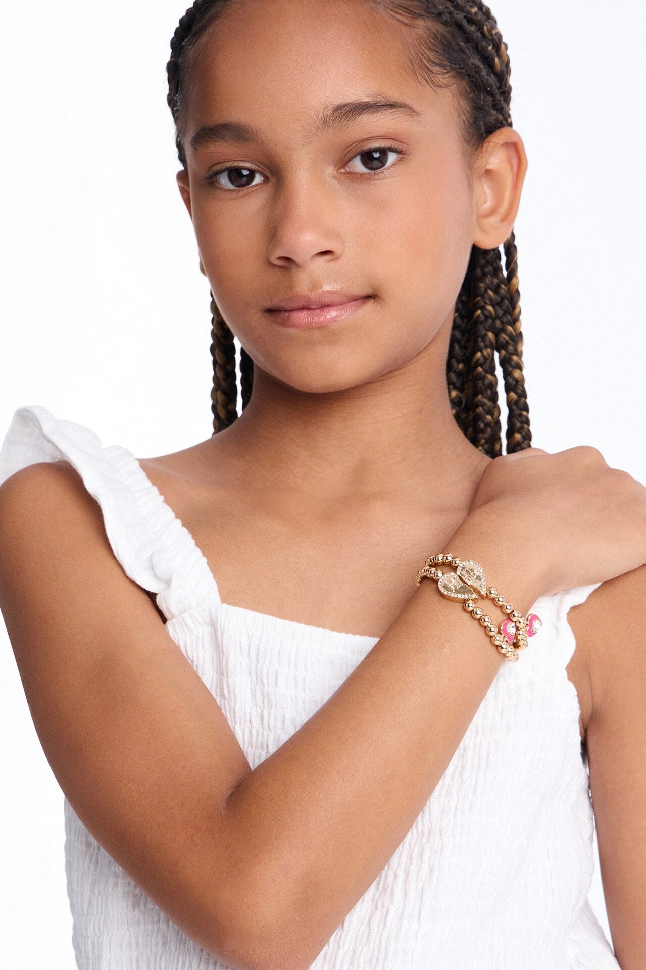 Mini Best Friends Stretch Bracelet Set - Gold image 3