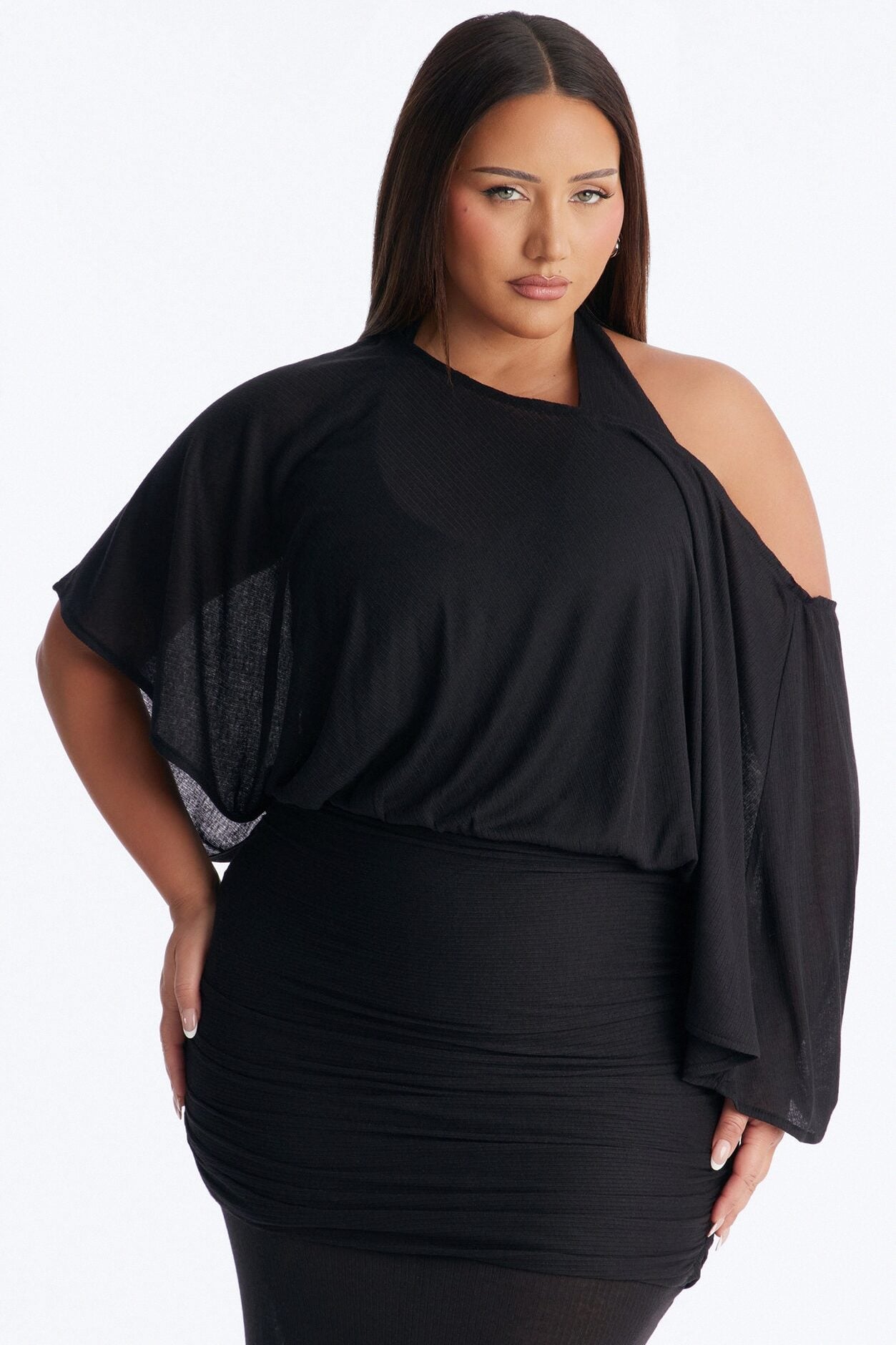 Softly Stunning Maxi Dress - Black image 6