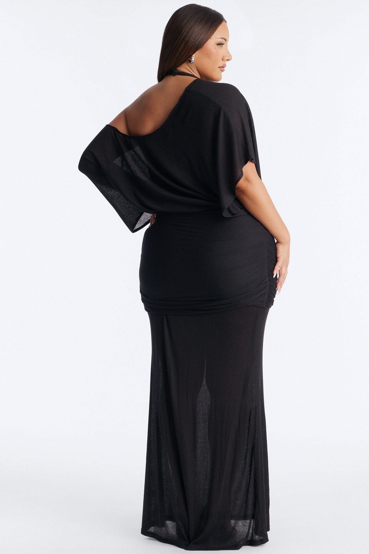 Softly Stunning Maxi Dress - Black image 7