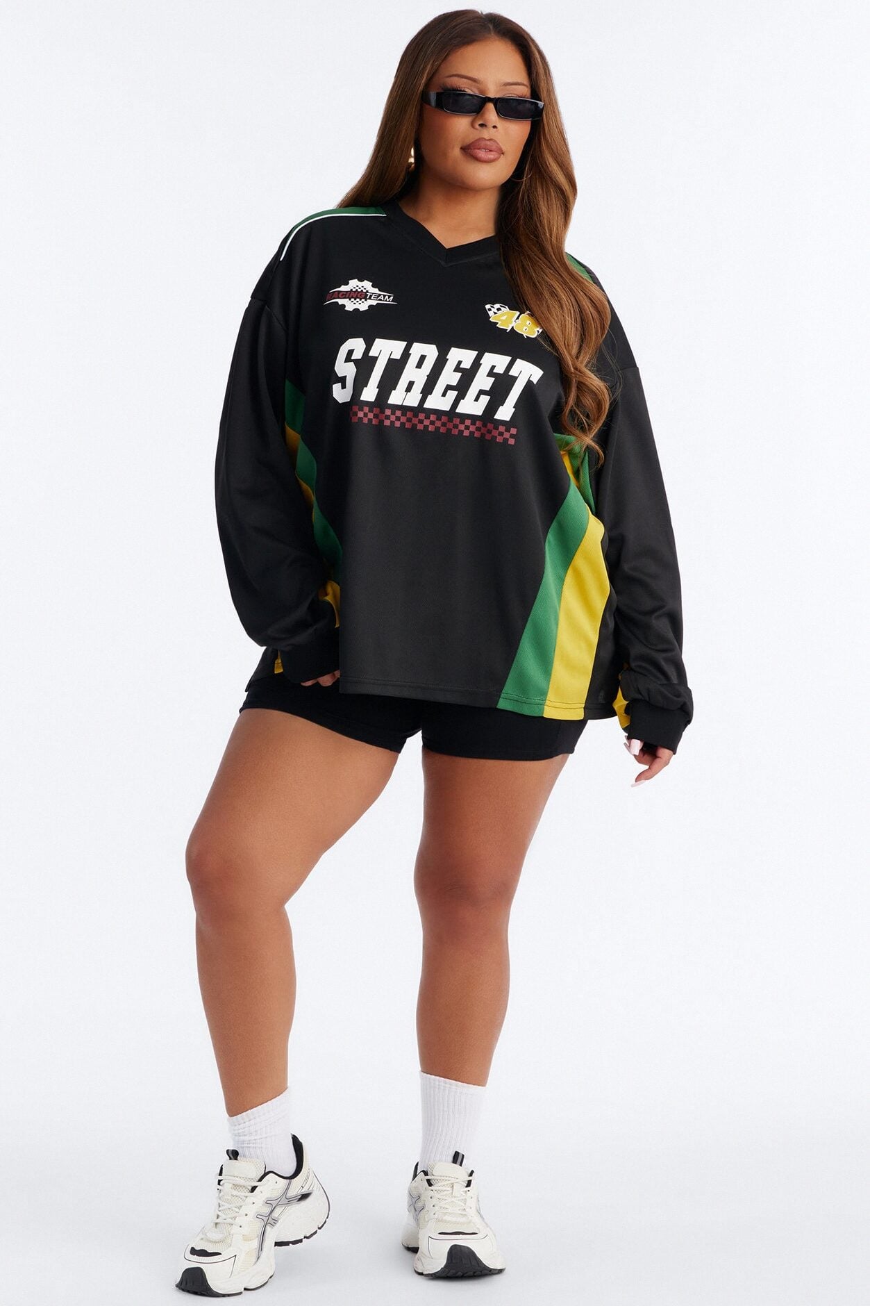 Street Racing Long Sleeve Jersey - Black image 6