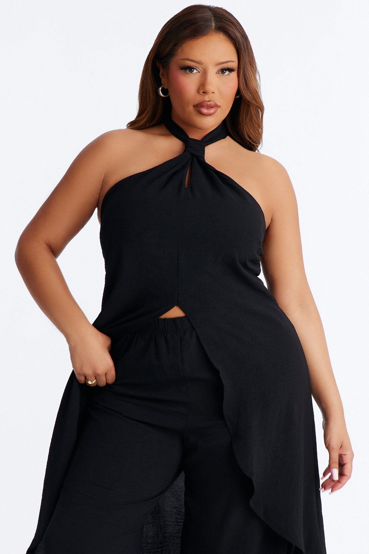 Born For This Halter Pant Set - Black image 6