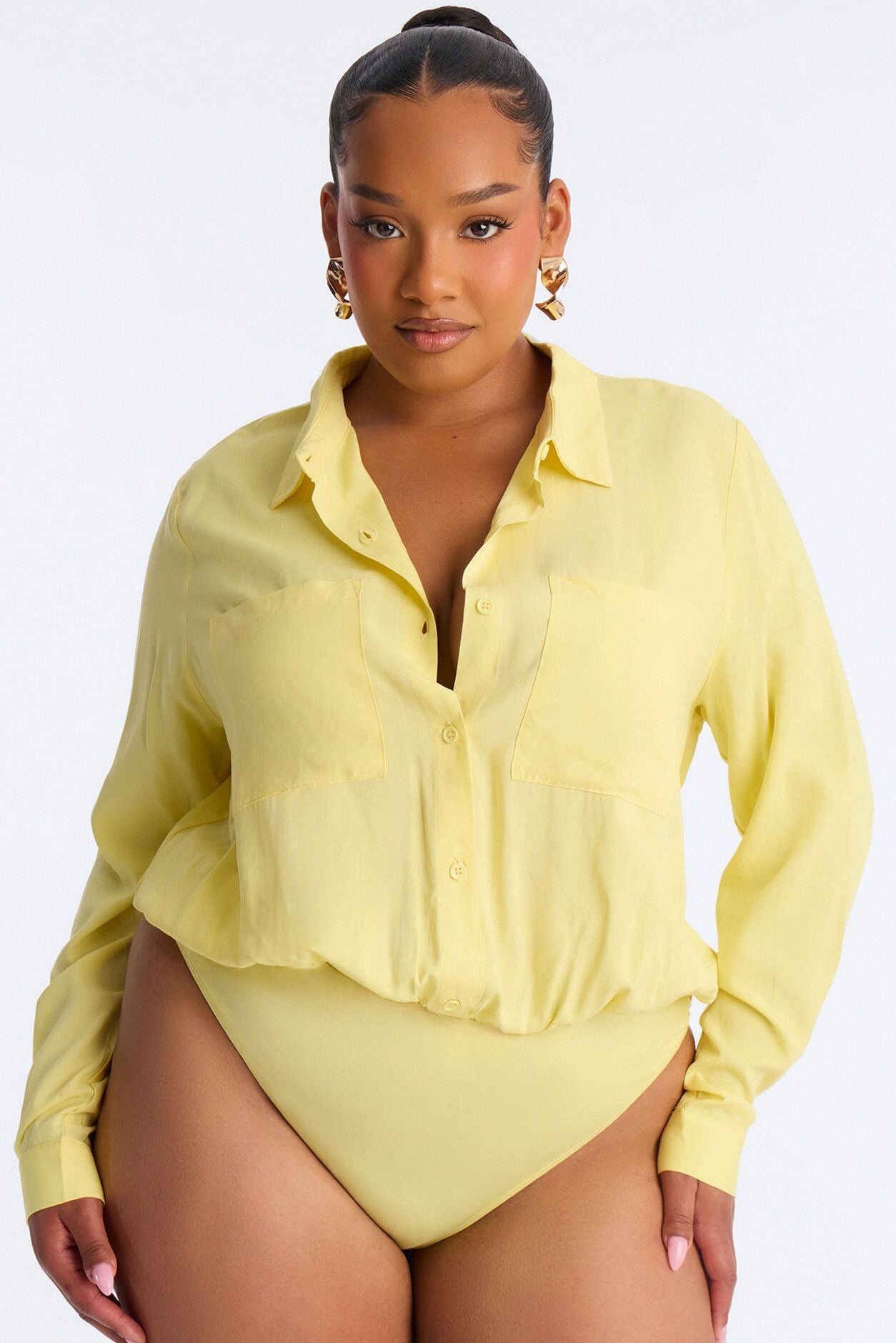 You Better Work Bodysuit - Yellow image 5